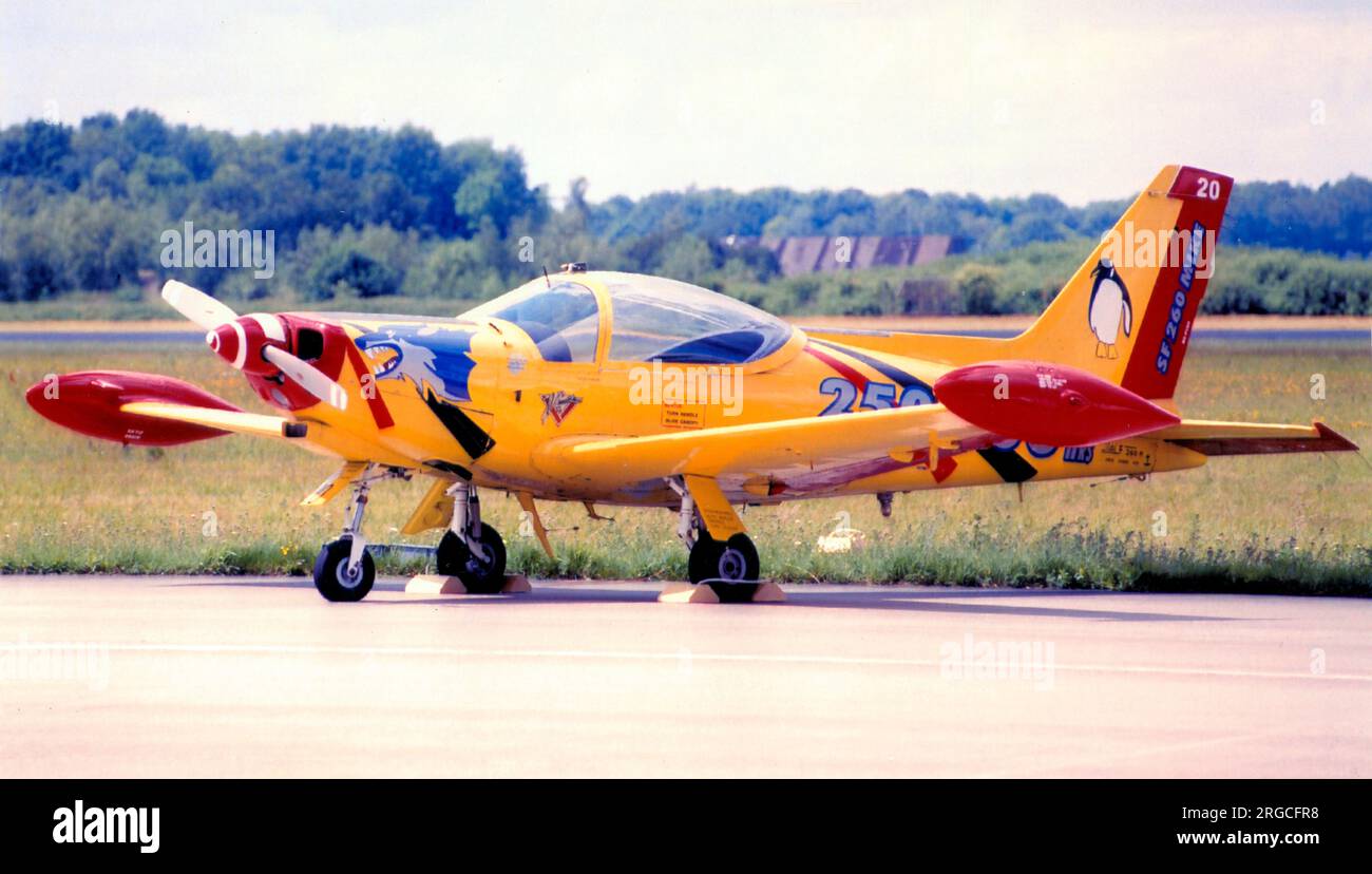 Forza cintura eyrienne - Siai-Marchetti SF.260M ST-20, (msn 1020). (Force Aerienne Belge - Belgische Luchtmacht - Belgian Air Force). Foto Stock