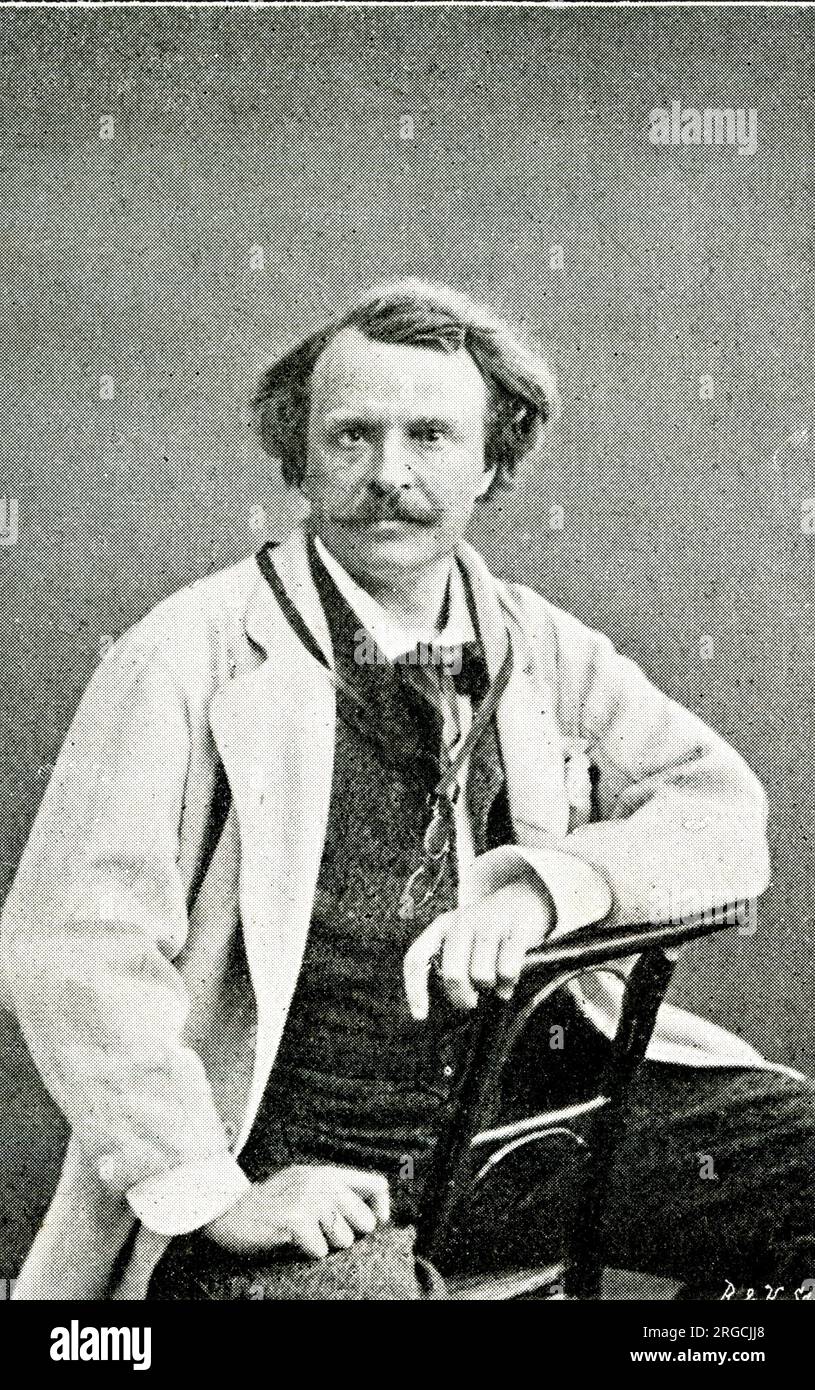 Gaspard-Felix Tournachon (1820-1910), alias Nadar, fotografo, caricaturista, giornalista e balloonista francese. Foto Stock