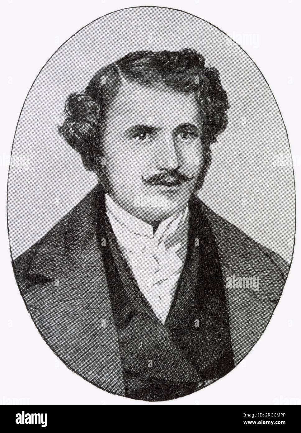 Maggiore Teesdale (a sinistra), compagno e chaperone del futuro re Edoardo VII nei suoi viaggi da giovane, e colonnello Bruce (a destra), che era il governatore del re. Foto Stock