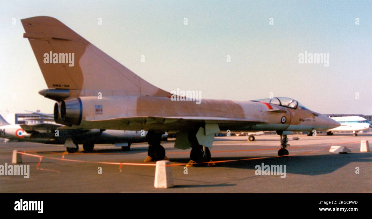 Dassault-Breguet Mirage 4000-01 (msn 01), al Musee de l'Air et de l'Espace Foto Stock