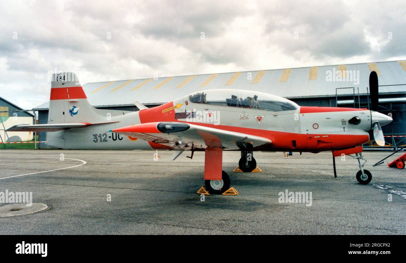 Armee de l'Air - Embraer EMB-312 Tucano 484 / 312-UC (msn 312-484), di DV05,312. (Armee de l'Air - forze aeree francesi) Foto Stock