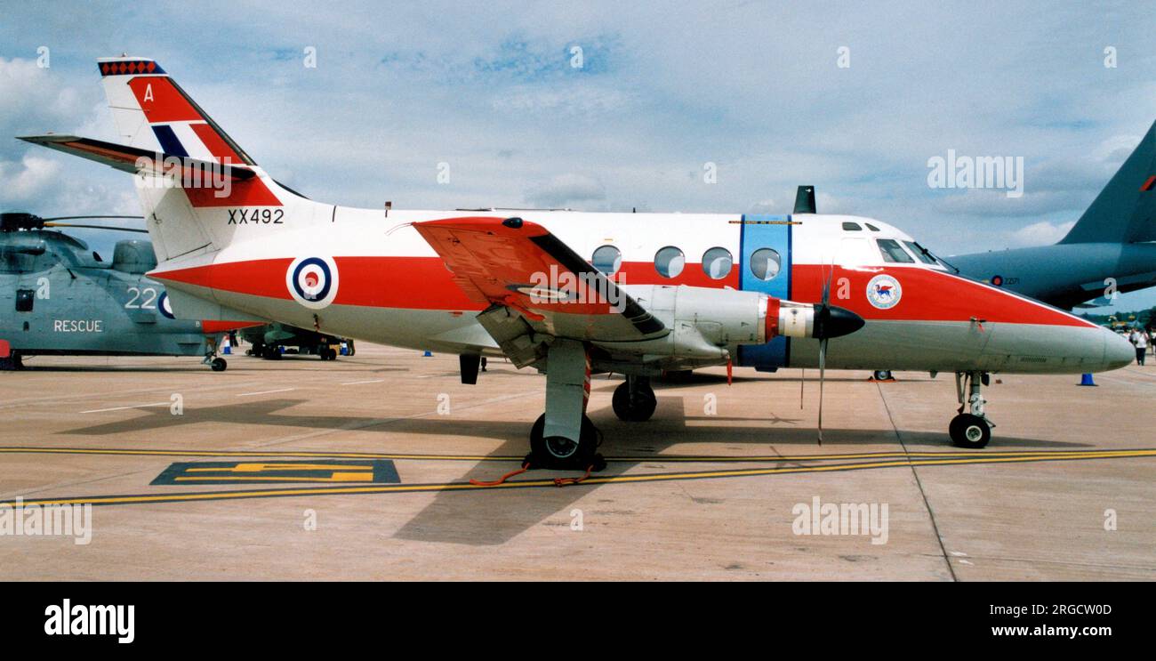 Royal Air Force - Scottish Aviation Jetstream T.1 XX492 / A (msn 275 P/N 68), di No.45 (R) Squadron. Foto Stock