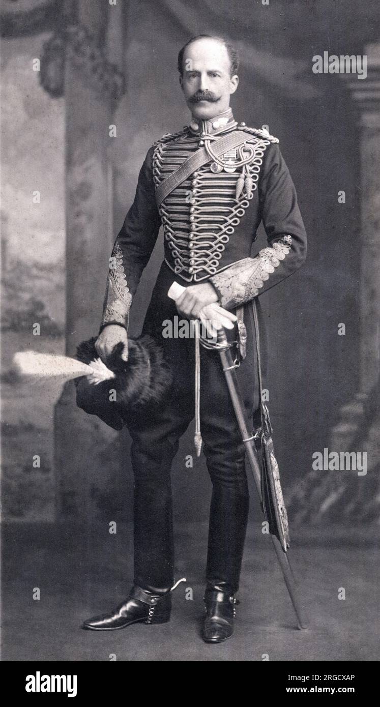 Colonnello P H Enthoven, Royal Horse Artillery, Boer War Foto Stock