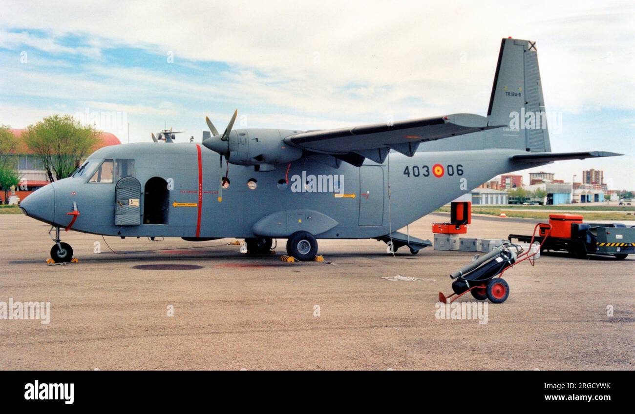Fuerza Aerea Espanola - CASA C-212-100 Aviocar TR12A-8 - 403-06 (msn B-6-6) (Fuerza Aerea Espanola - Aeronautica militare spagnola). Foto Stock