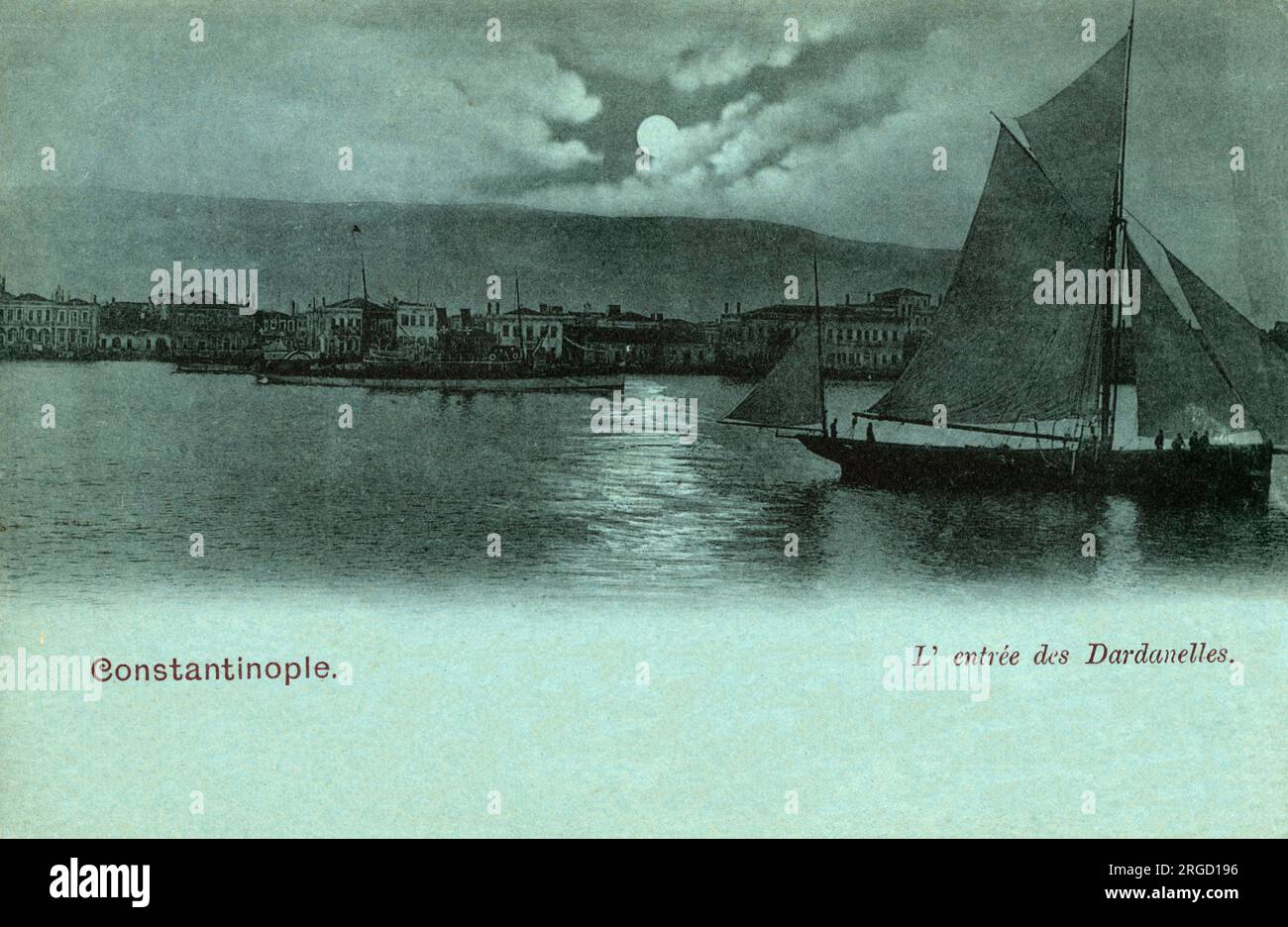Ingresso alle Dardenelles, al Bosforo, a Istanbul, in Turchia. Foto Stock