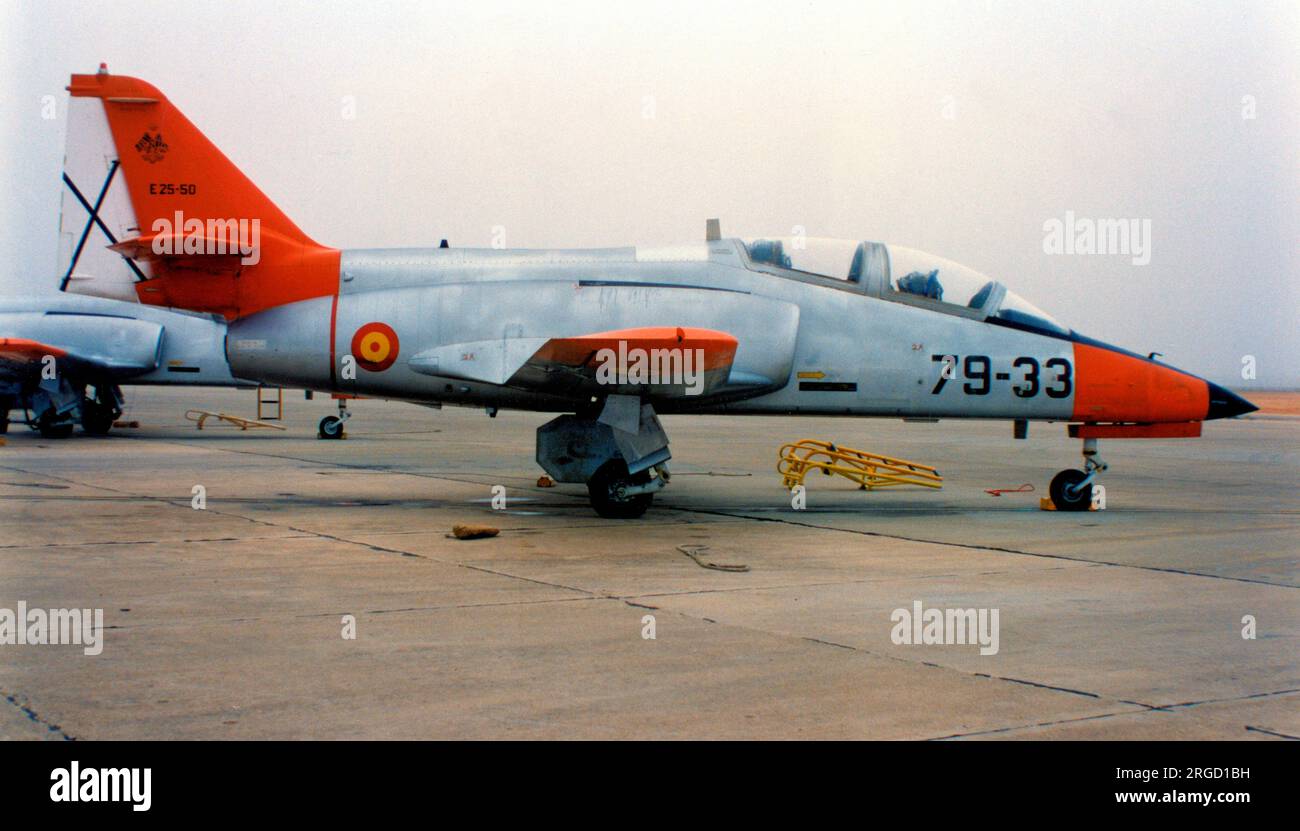 Fuerza Aerea Espanola - CASA C-101EB Aviojet E.25-50 / 79-33 (msn EB01-50-051 Foto Stock