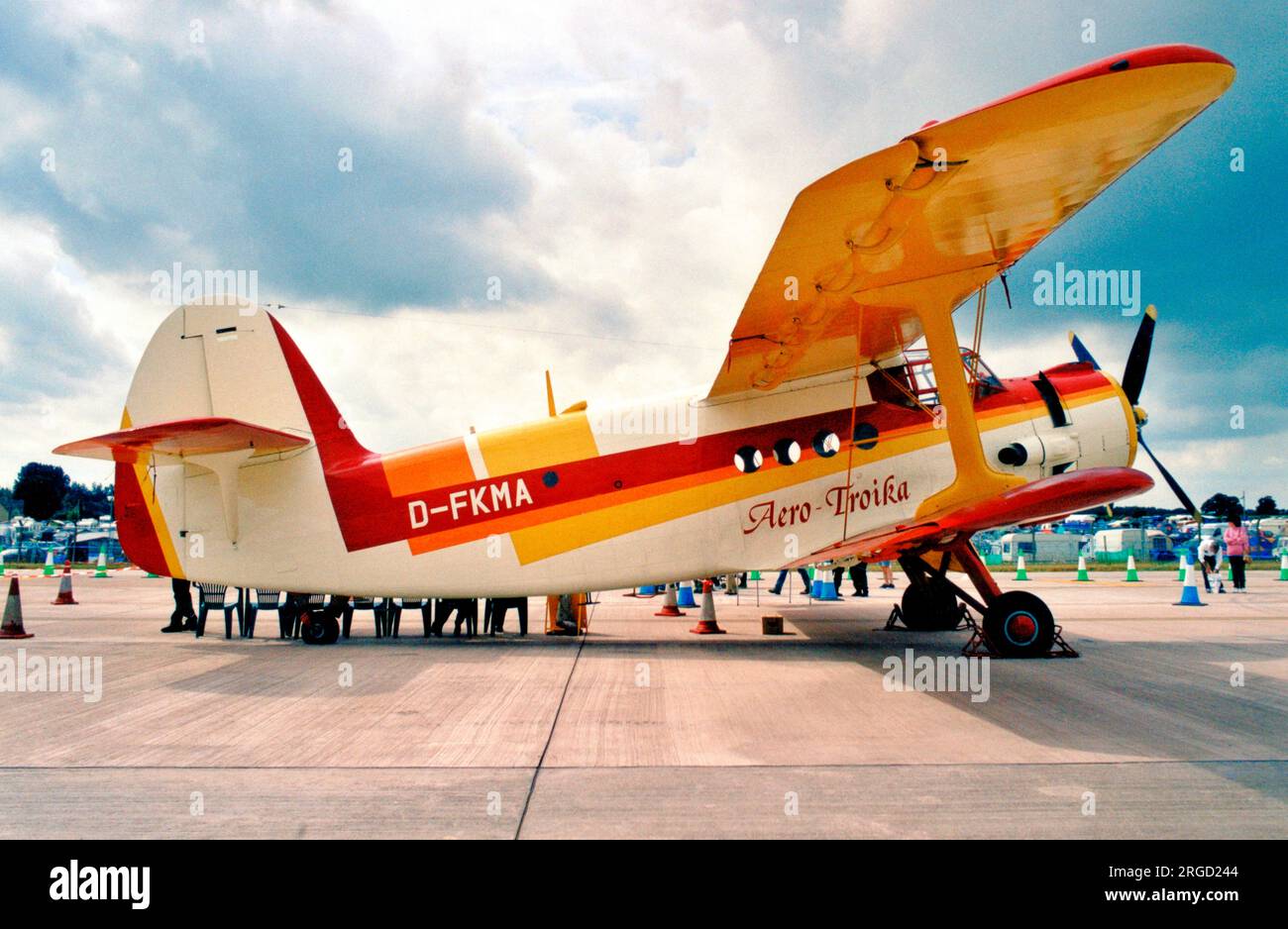 Antonov An-2 D-FKMA (msn 117447311), di Aero Troika. Foto Stock
