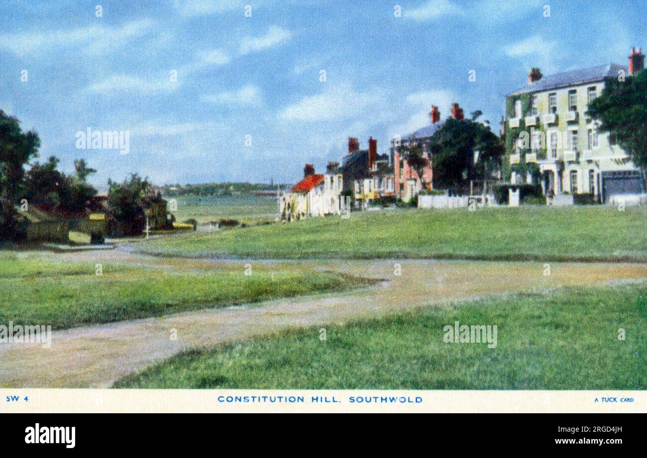 Southwold, Suffolk - Constitution Hill Foto Stock