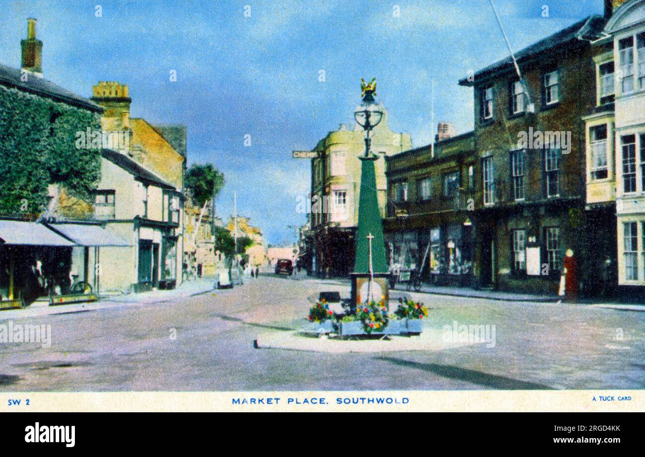 Southwold, Suffolk - mercato. Foto Stock
