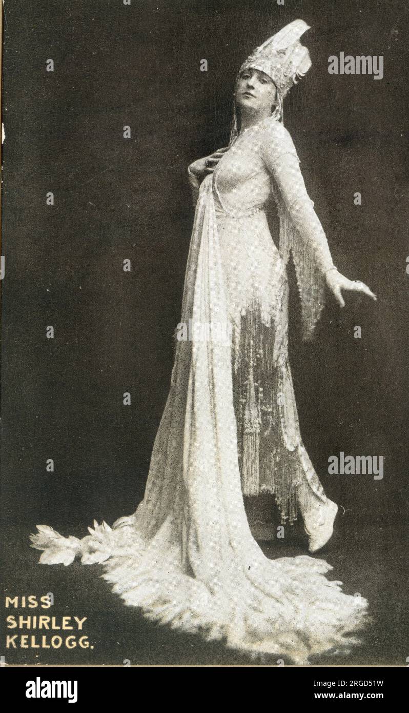 Shirley Kellogg, attrice e cantante americana a Londra Foto Stock