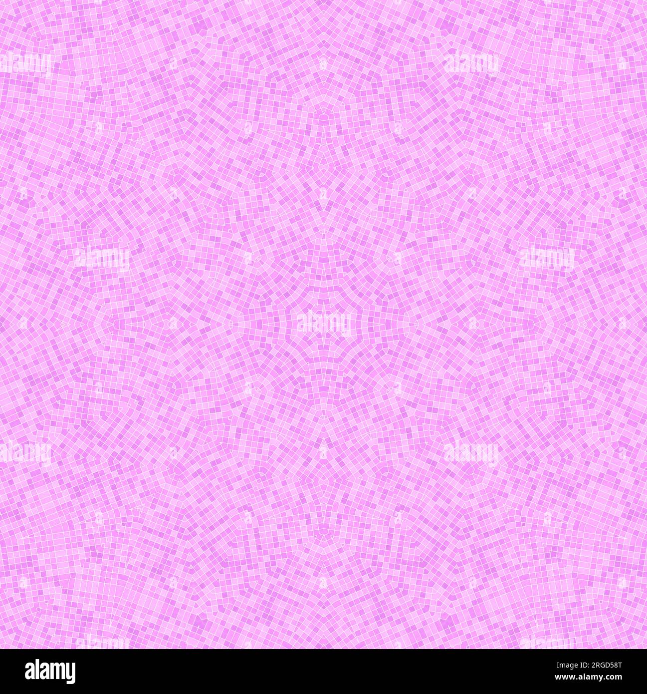 Abstract sfondo rosa con mosaico Foto Stock