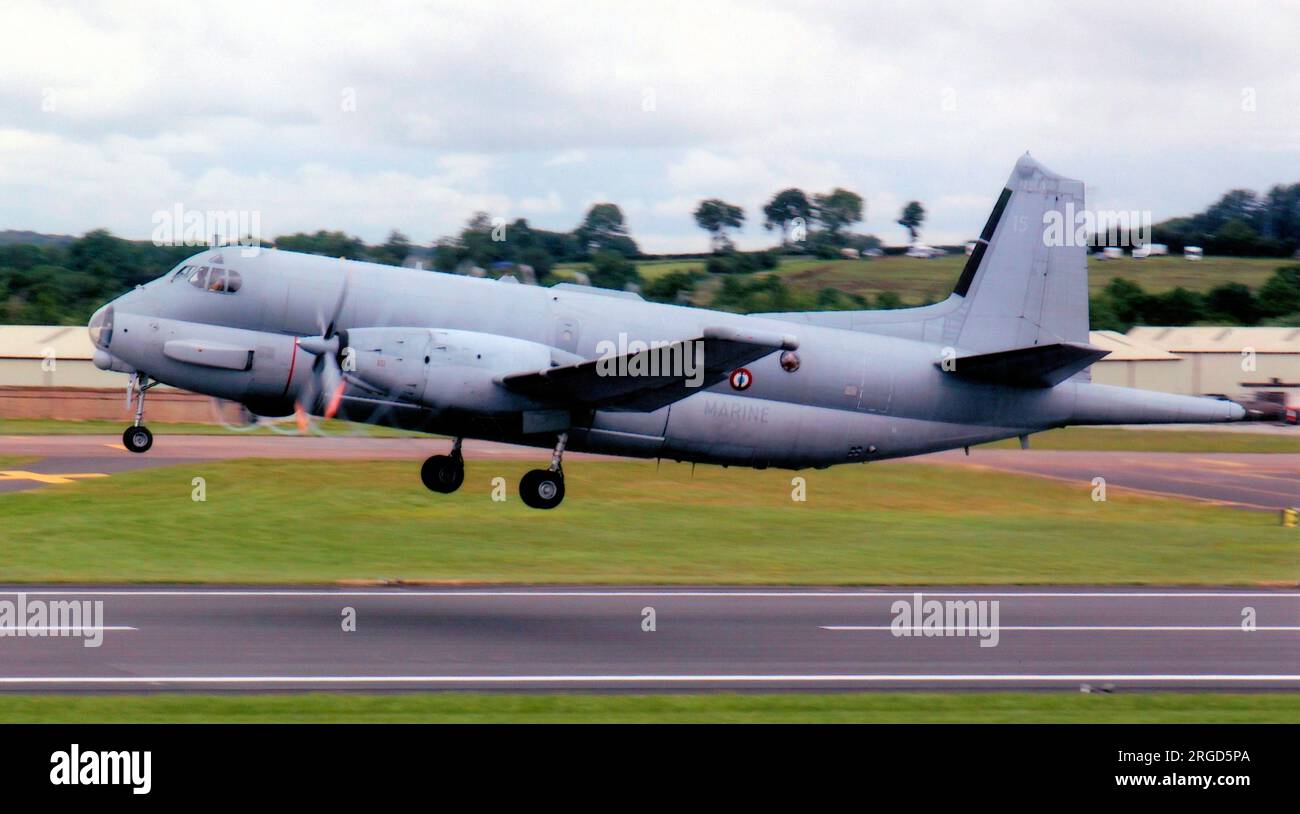 Aeronavale - Breguet ATL-2 Atlantique 15 (msn 15), al Royal International Air Tattoo - RAF Fairford 7 luglio 2012. (Aeronavale - Aeronautique Navale - aviazione navale francese) Foto Stock