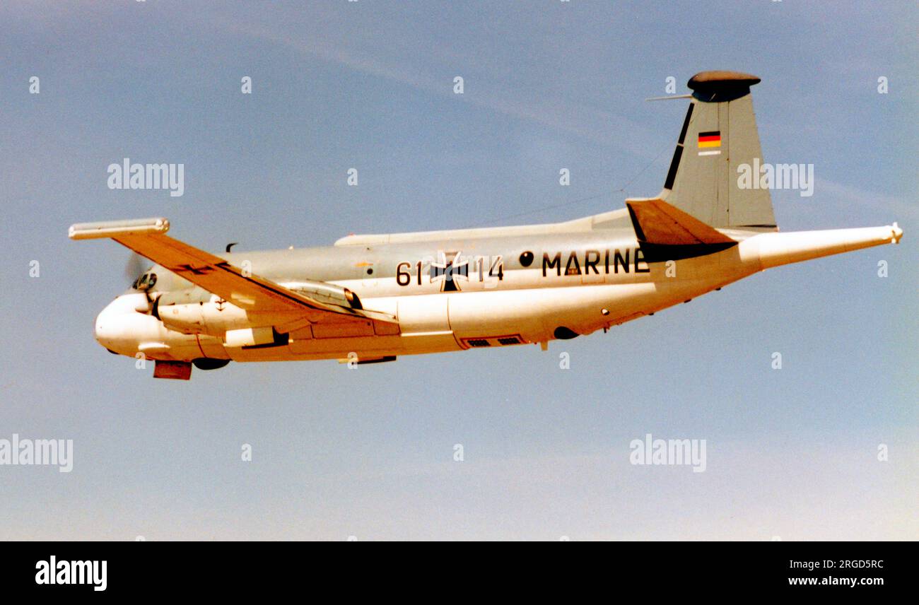 Marineflieger - Breguet BR.1150 Atlantic 61+14 (msn 30). Foto Stock