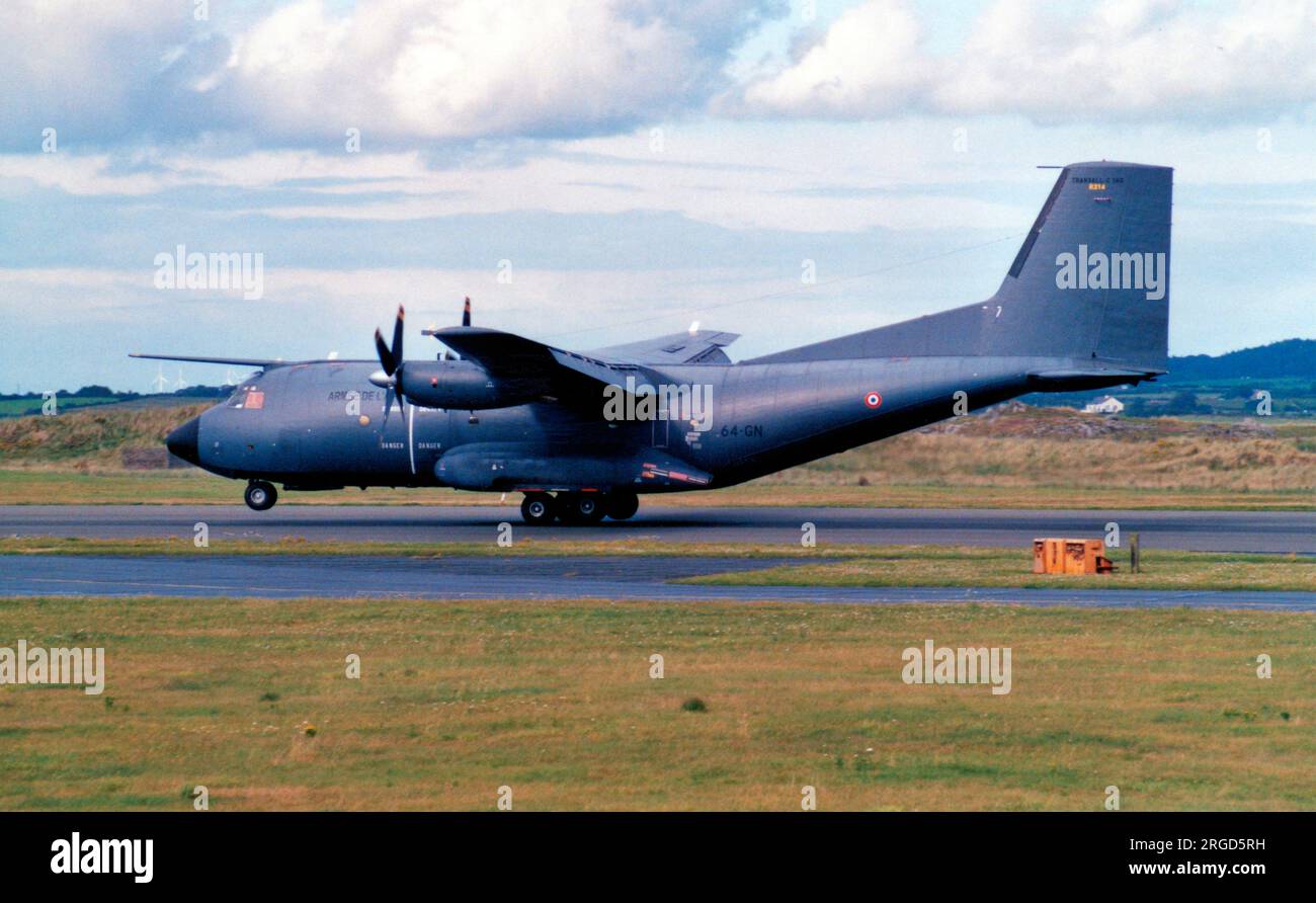 Armee de l'Air - Transall C-160R 64-GN - R214 (msn 217), di ET.64. (Transall - Transport Allianz - Armee de l'Air - French Air Force). Foto Stock