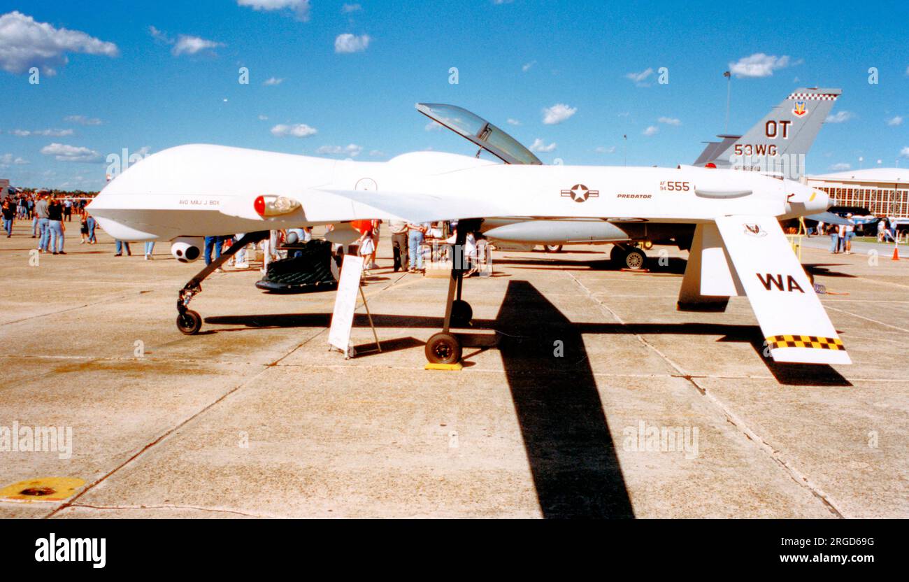United States Air Force - General Atomics RQ-1A Predator (Tier II) 94-0555. Foto Stock