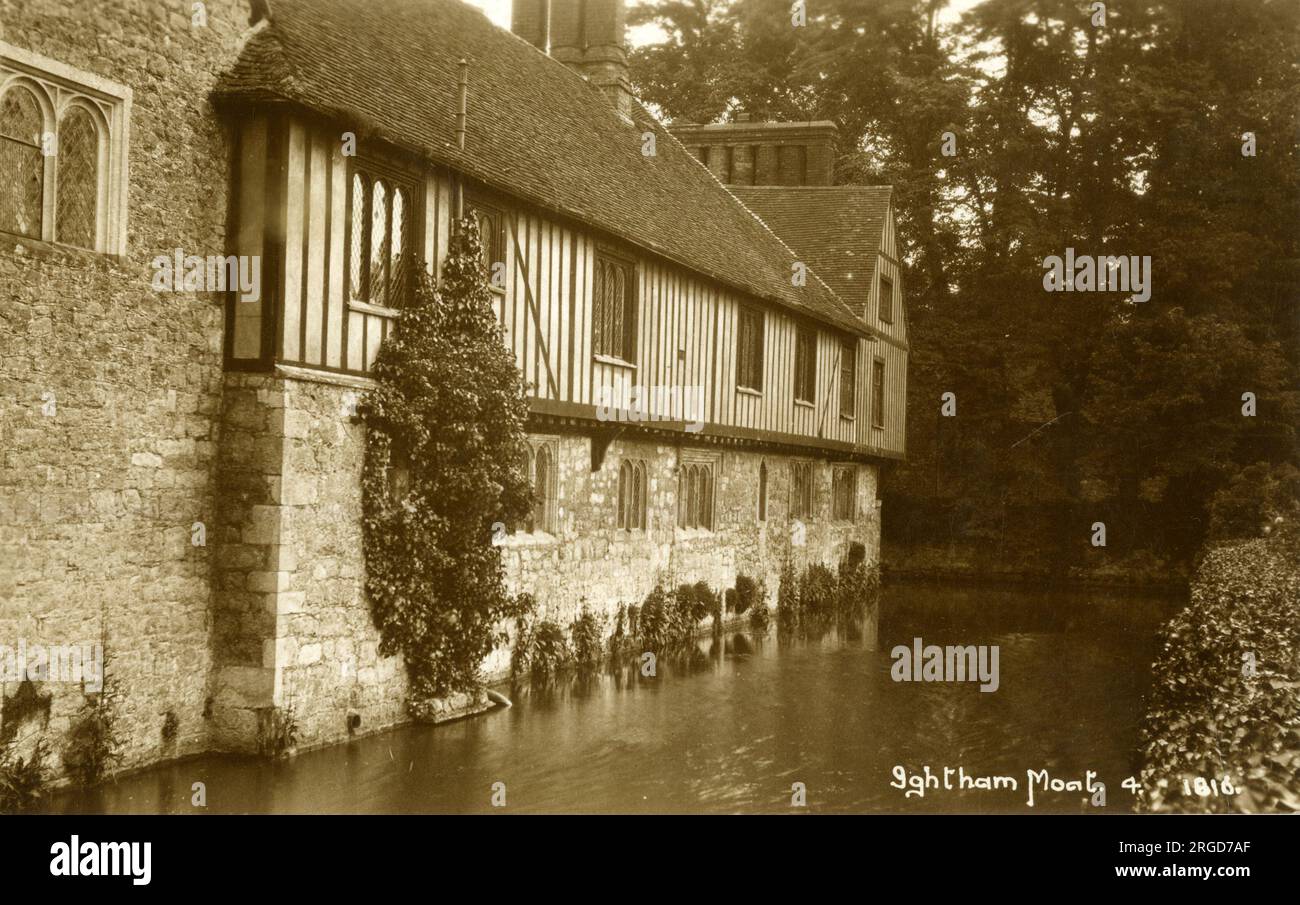 Ightham Mote, Kent, vista laterale Foto Stock
