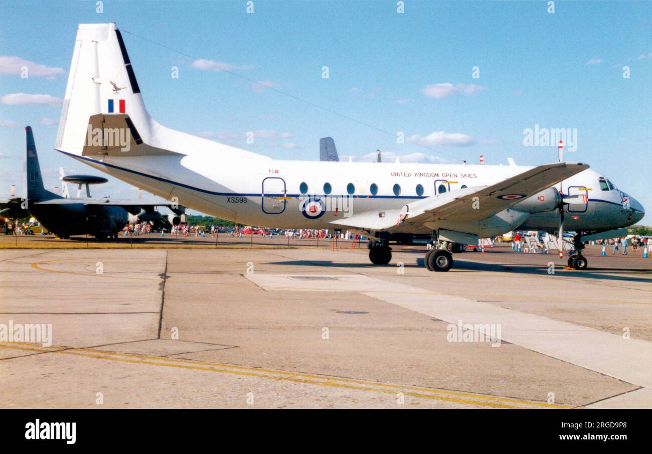 Royal Air Force - Hawker Siddeley Andover C.1(PR) XS596, del Regno Unito Open Skies, utilizzato per fornire materiale per il Trattato sui cieli aperti. Foto Stock