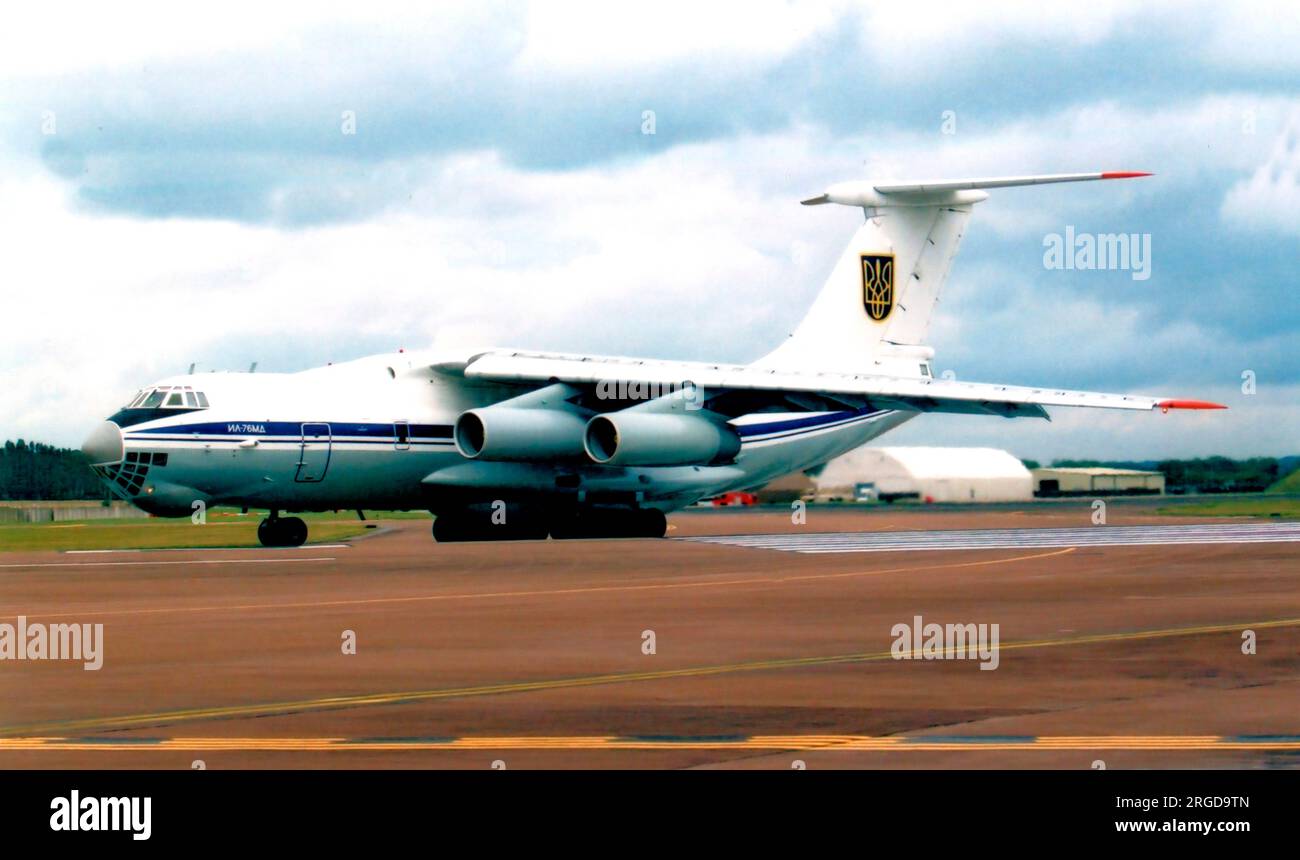 Aviazione Ucraina - Ilyushin il-76MD Foto Stock