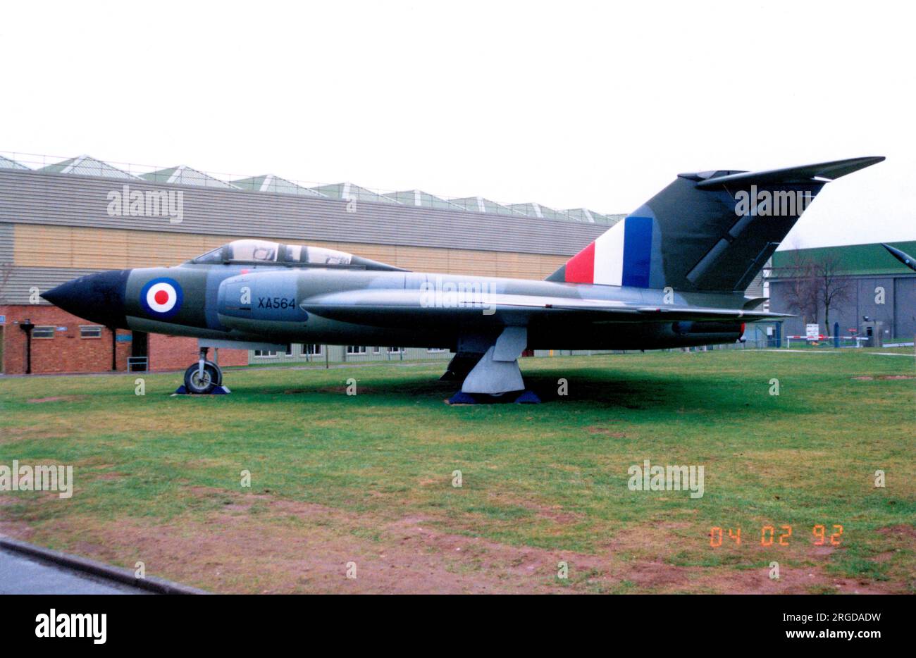 Gloster Javelin FAW.1 XA564 , presso il RAF Museum Cosford.il 4 febbraio 1992. Foto Stock