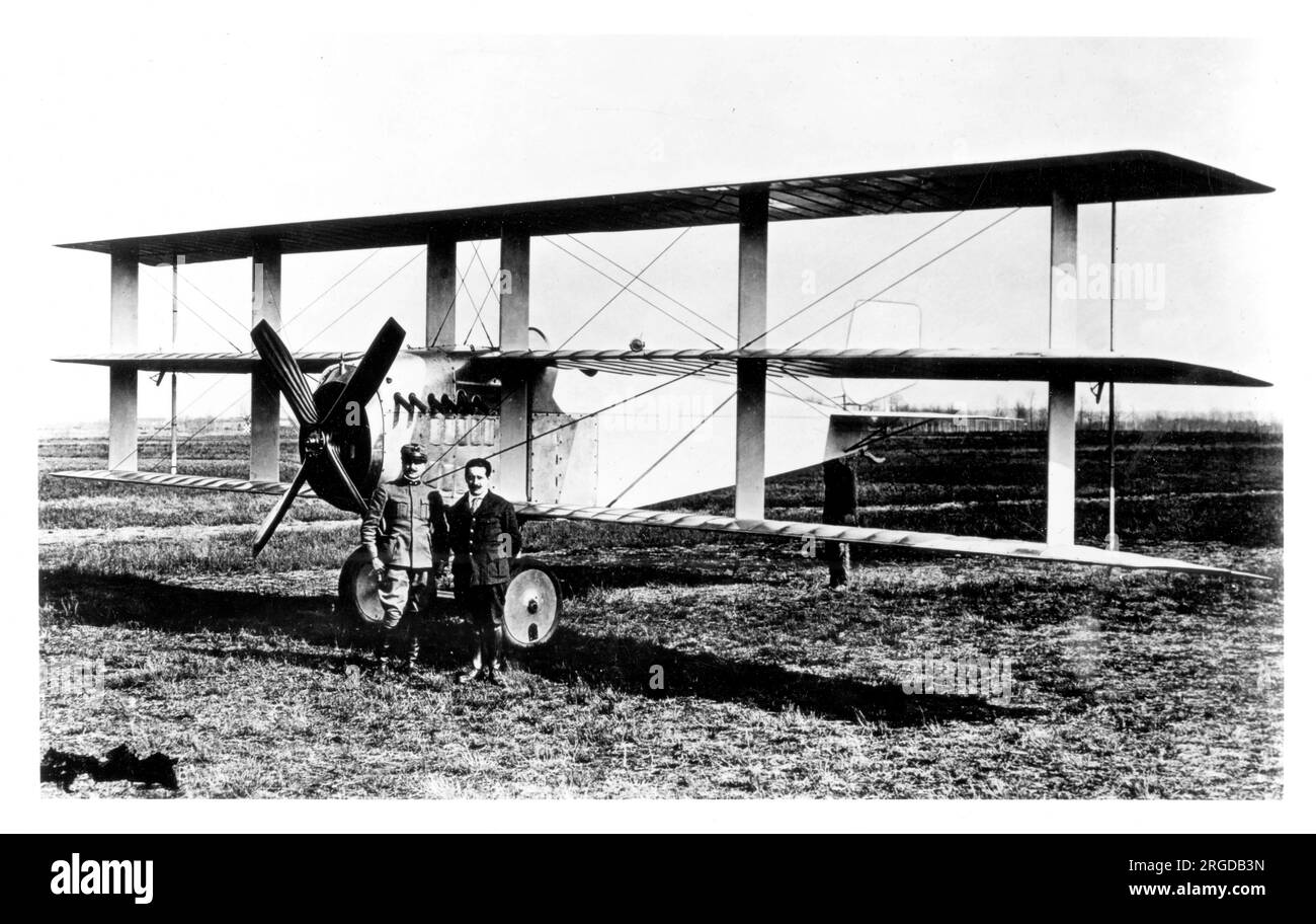 Caproni CA.53, un bombardiere leggero, progettato e costruito negli ultimi mesi della prima guerra mondiale, ma fu costruito solo il prototipo. Foto Stock