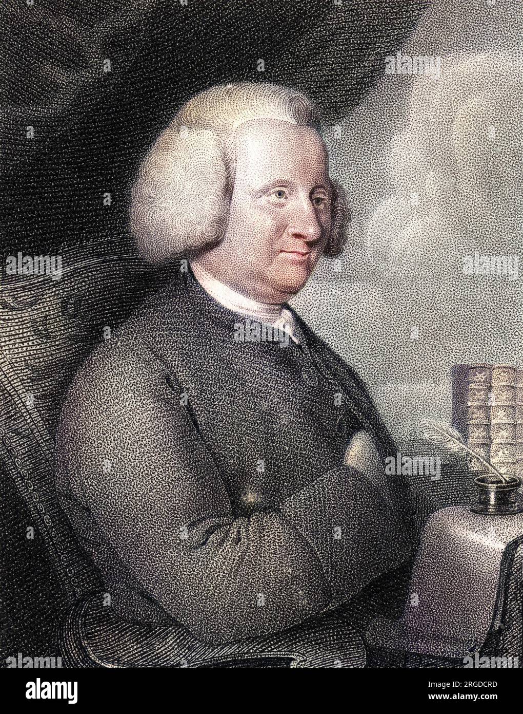 SAMUEL STENNETT (1728 - 1795), Churchman, rettore della chiesa battista a Lincolns Inn Fields, Londra. Foto Stock