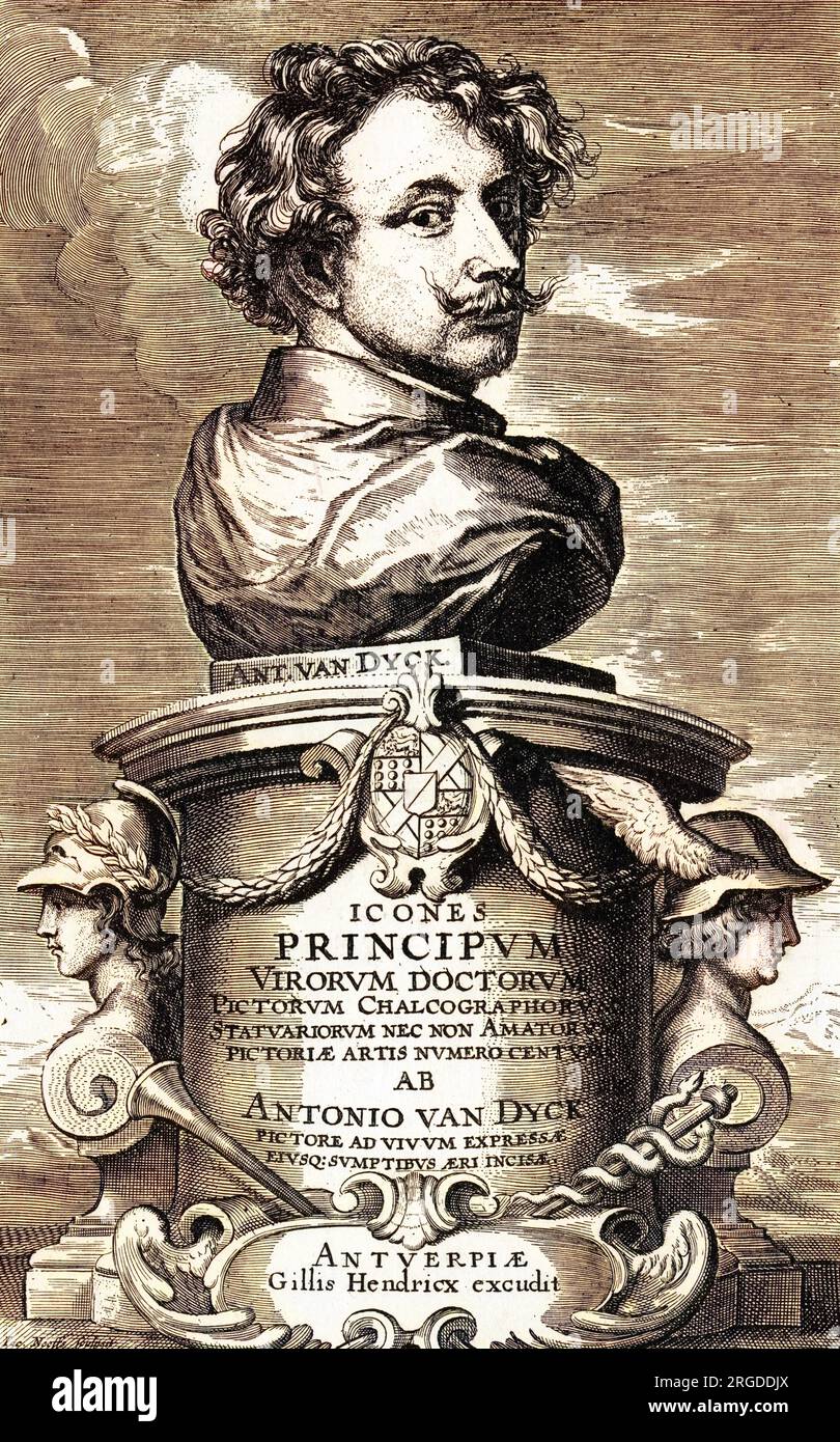 Antony van Dyck (1599 - 1641) artista fiammingo : abbiamo decine di suoi ritratti... Foto Stock