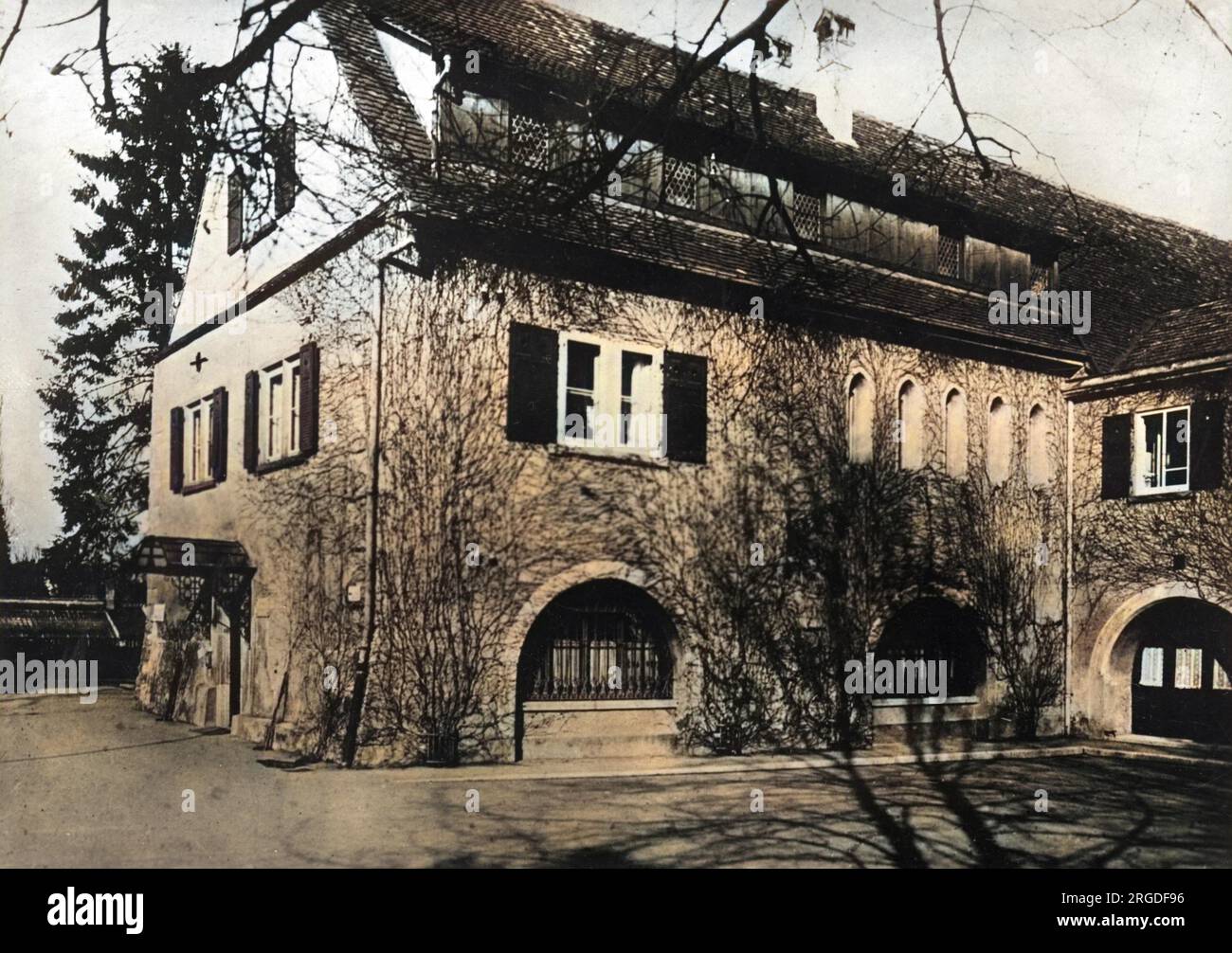 Girsberg Manor, vicino alla città di Costanza, Lago di Costanza, (Bodensee), Germania dove nacque IL GRAF FERDINAND VON ZEPPELIN l'8 luglio 1838. Foto Stock