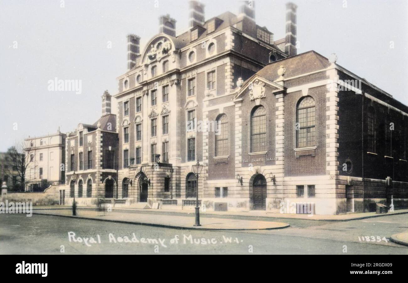 La Royal Academy of Music di Londra. Fa parte dell'Università di Londra. Vista esterna. Foto Stock