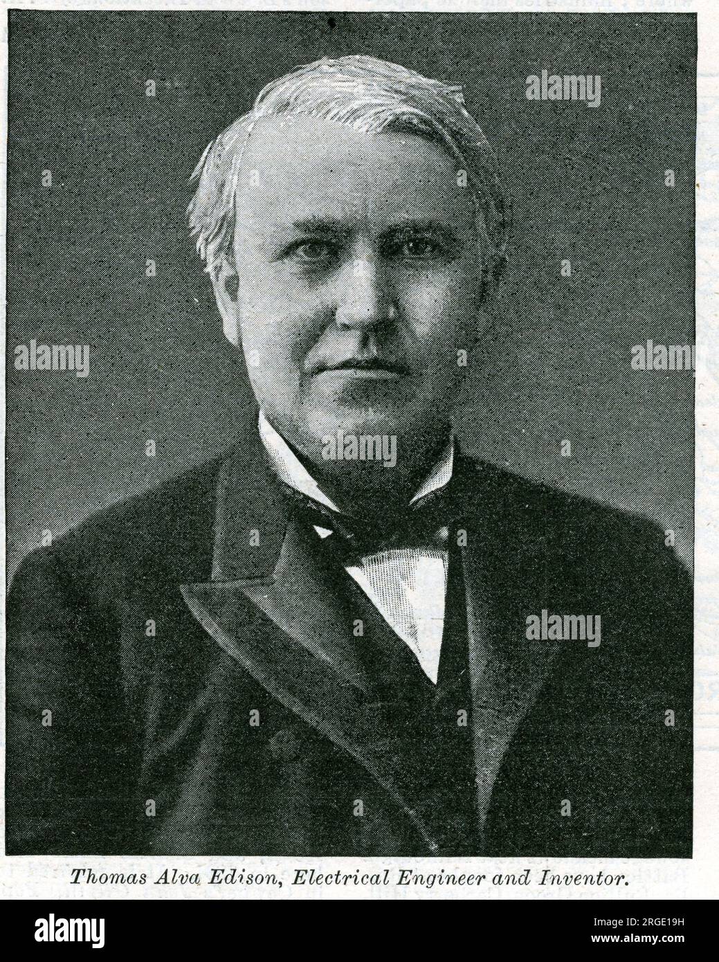 Edison - Thomas Alva Foto Stock