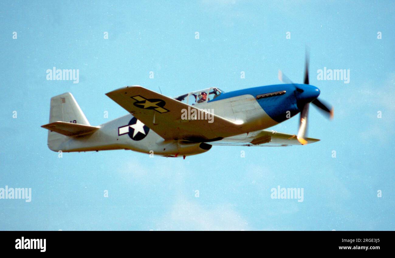 North American P-51C Mustang N487FS (msn 104-26778), a Duxford. Foto Stock
