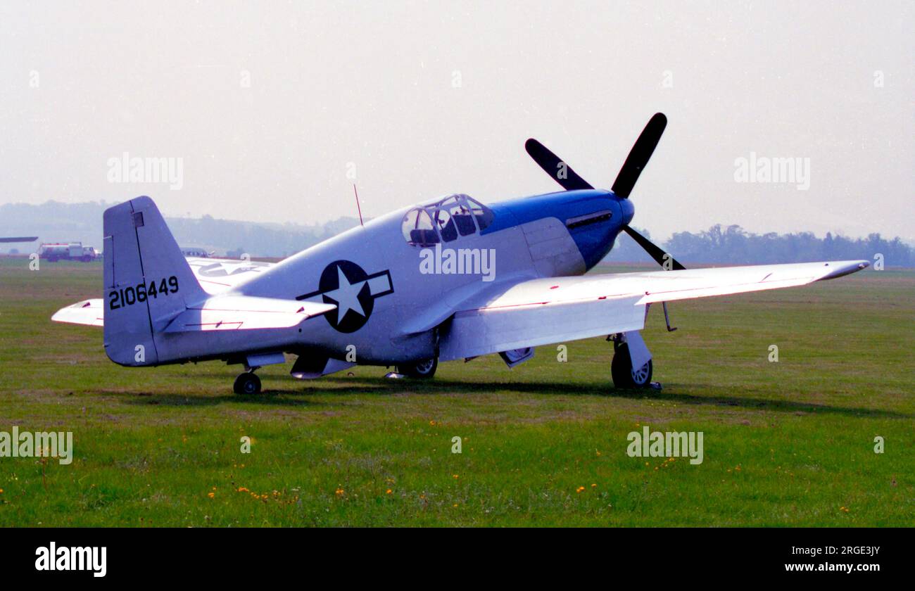 North American P-51C Mustang N487FS (msn 104-26778), a Duxford. Foto Stock