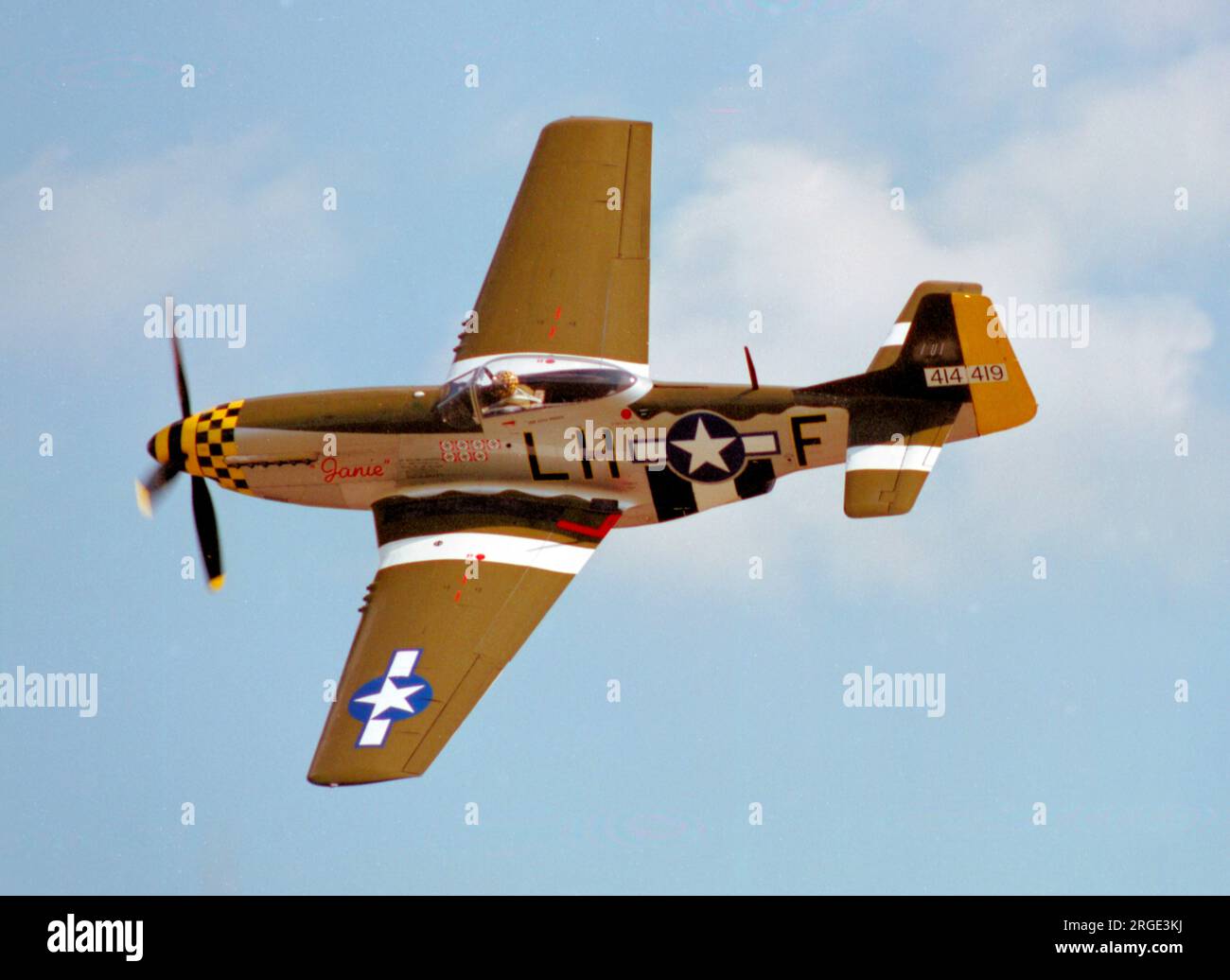 Nord America P-51D Mustang G-MSTG "Janie" (msn 122-48271) Foto Stock