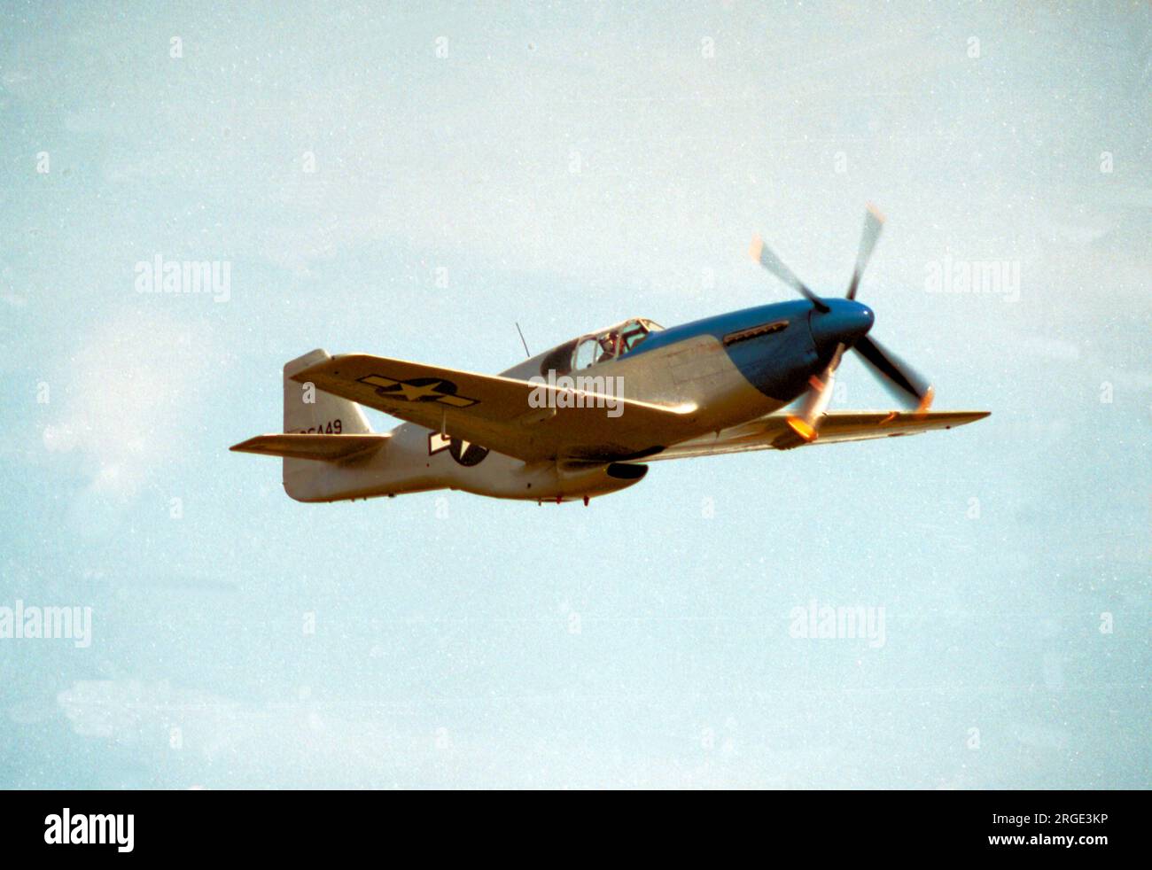 North American P-51C Mustang N487FS (msn 104-26778), a Duxford. Foto Stock