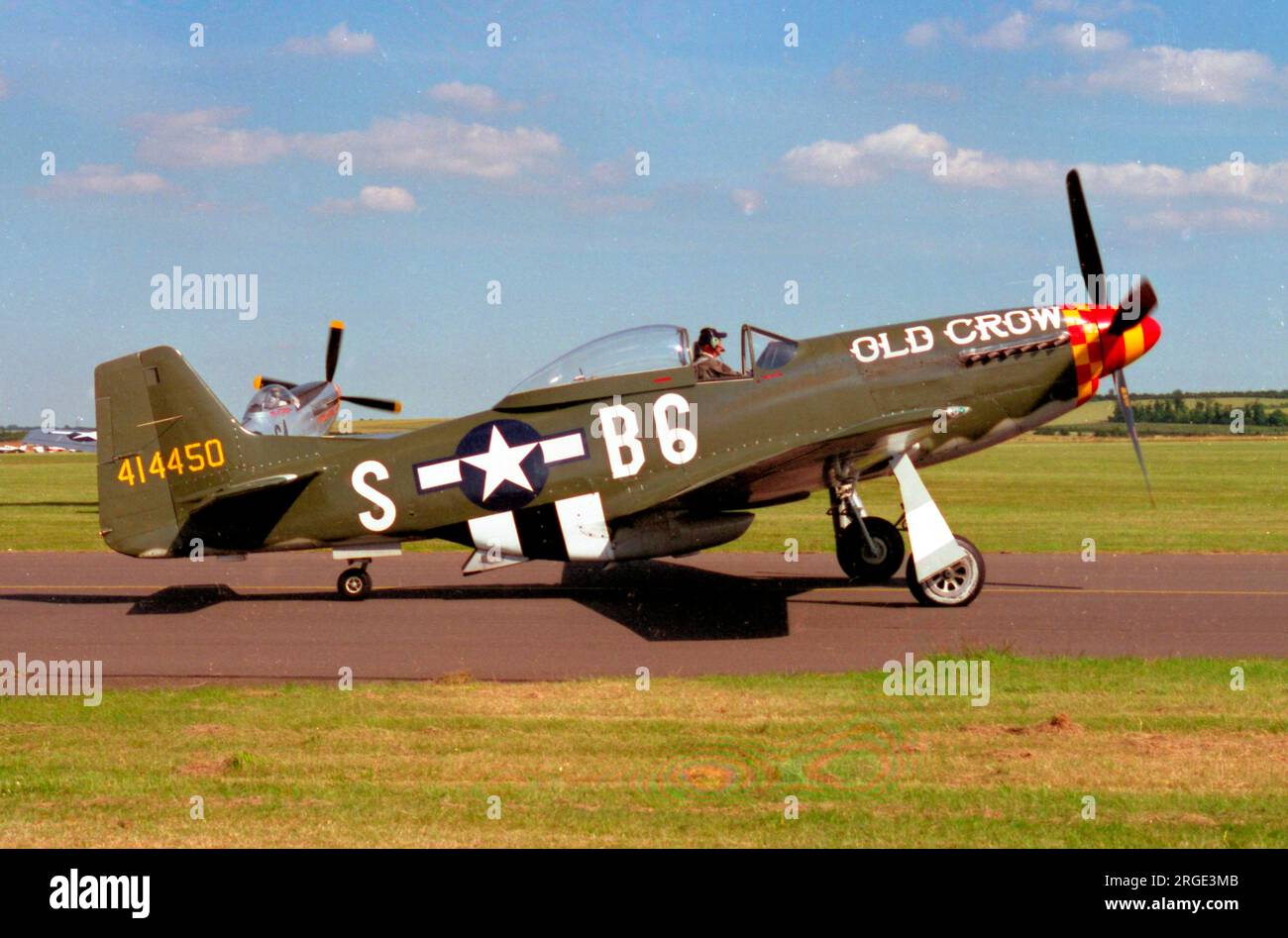 North American P-51D Mustang N167F 'Old Crow' (msn 122-40417), a Duxford. Foto Stock