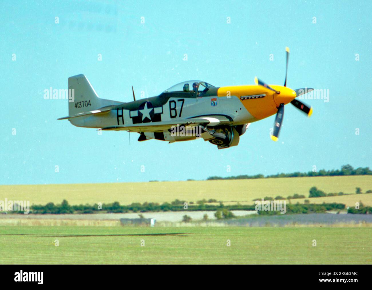 North American P-51D Mustang G-BTCD (msn 122-39608), a Duxford. Foto Stock