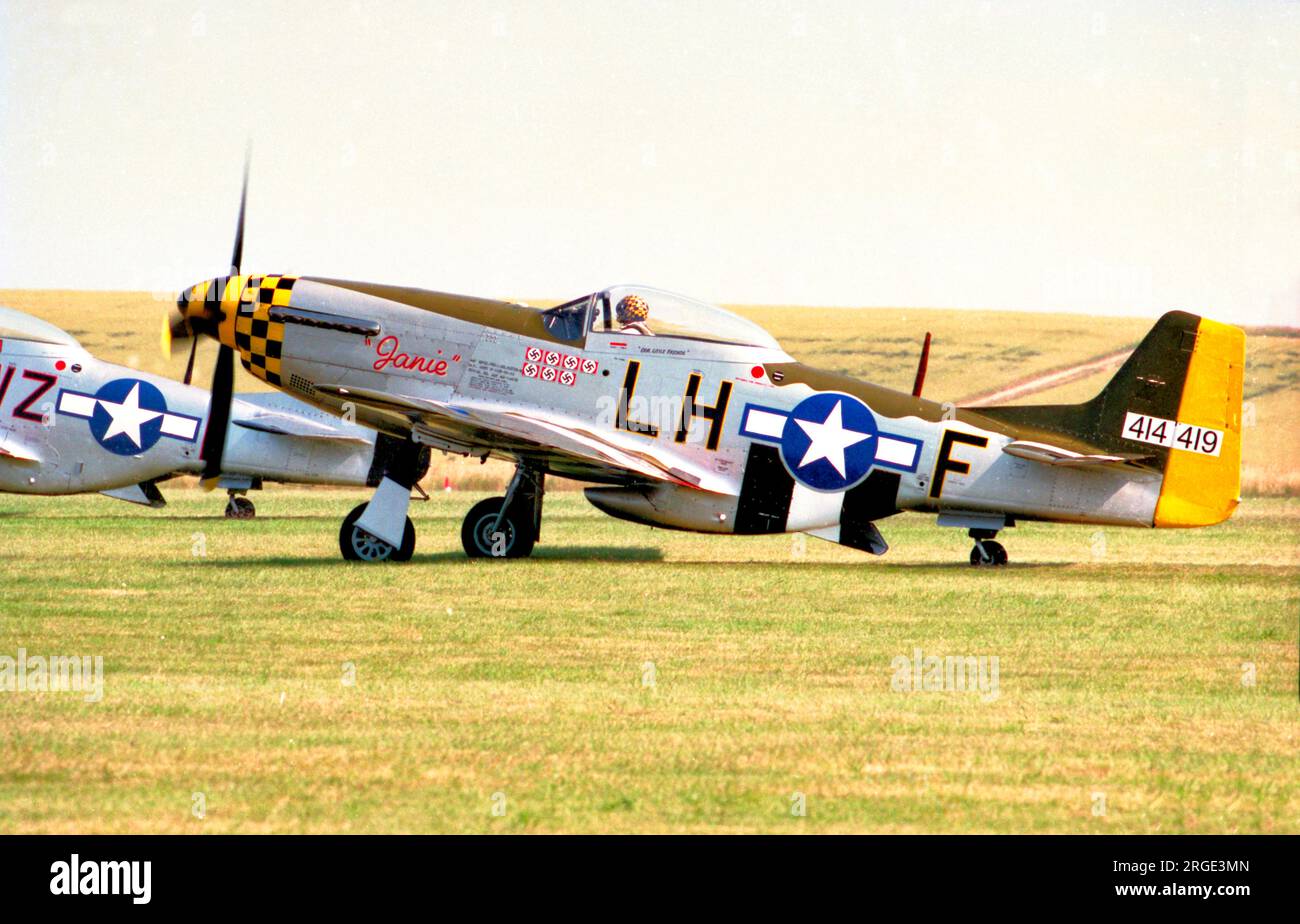 Nord America P-51D Mustang G-MSTG "Janie" (msn 122-48271) Foto Stock