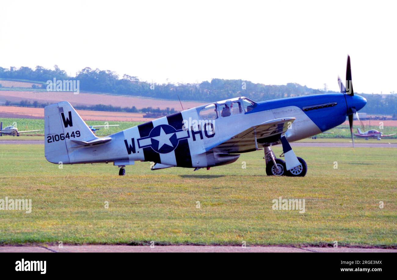 North American P-51C Mustang N487FS (msn 104-26778), a Duxford. Foto Stock
