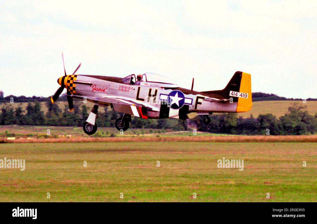 Nord America P-51D Mustang G-MSTG "Janie" (msn 122-48271) Foto Stock