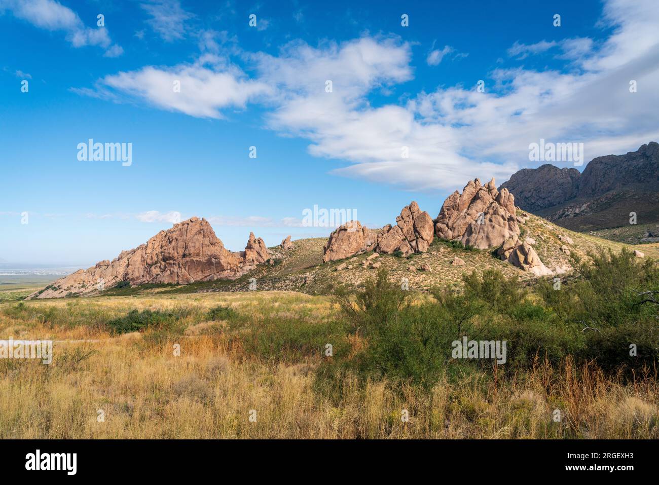 Organ Mountains-Desert Peaks National Monument nel New Mexico Foto Stock