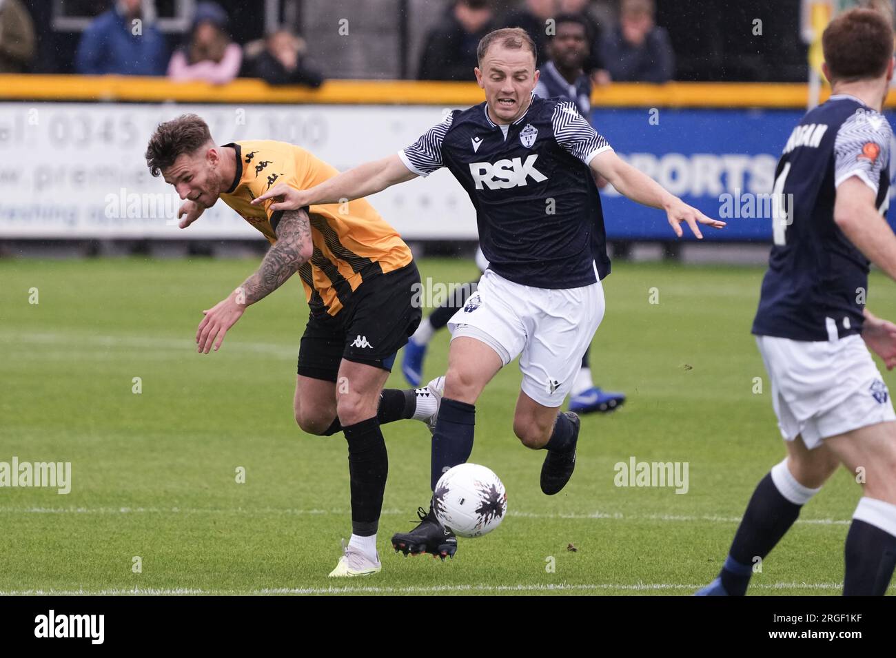 Southport contro Warrington Town 5 agosto 2023 Big Help Stadium .Southport. Vanarama National League North. Southport 0 Warrington Town 4 Foto Stock