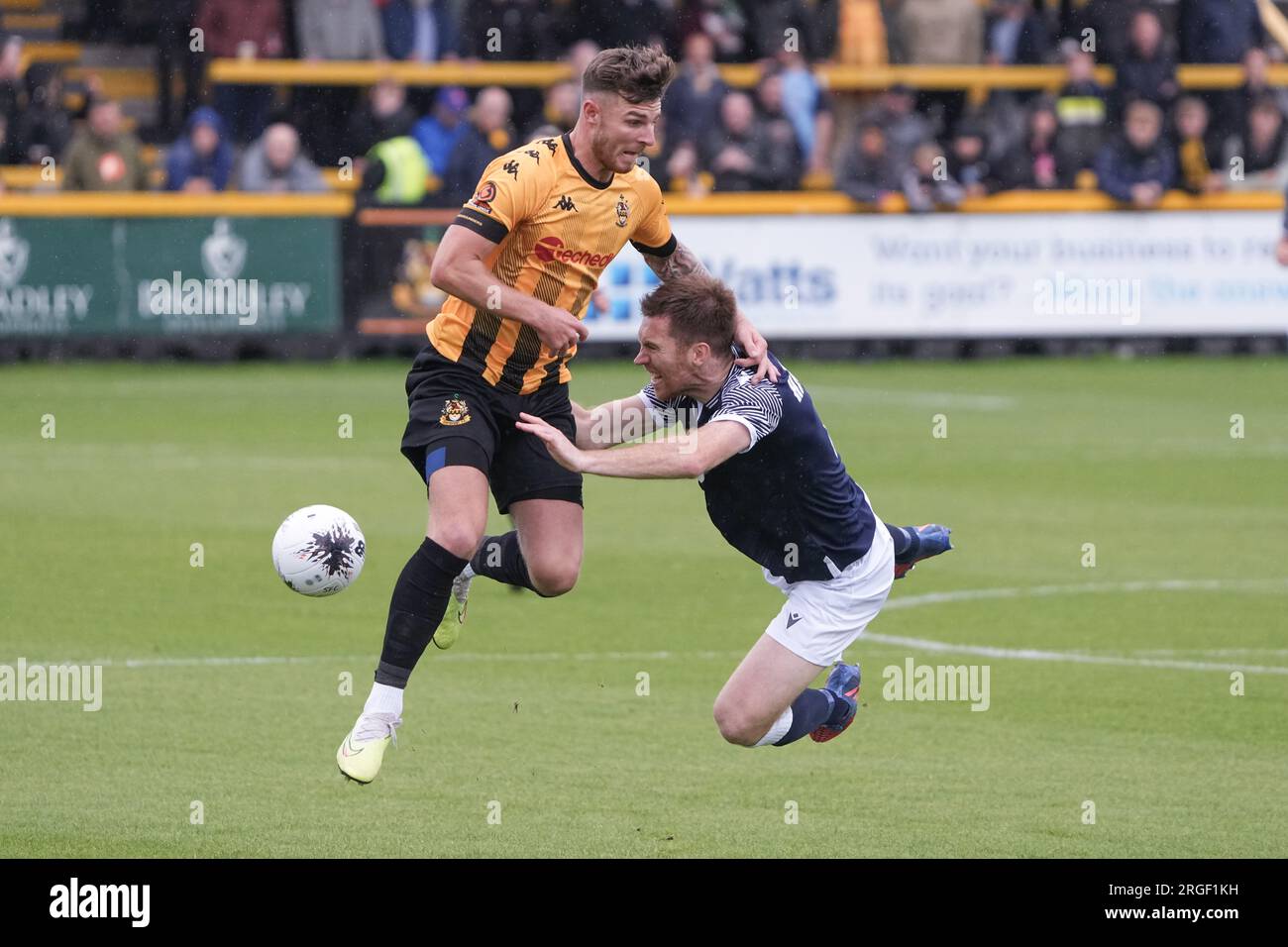 Southport contro Warrington Town 5 agosto 2023 Big Help Stadium .Southport. Vanarama National League North. Southport 0 Warrington Town 4 Foto Stock