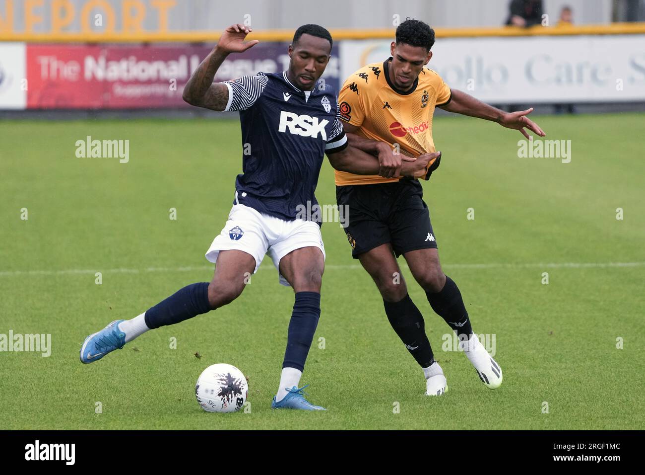 Southport contro Warrington Town 5 agosto 2023 Big Help Stadium .Southport. Vanarama National League North. Southport 0 Warrington Town 4 Foto Stock