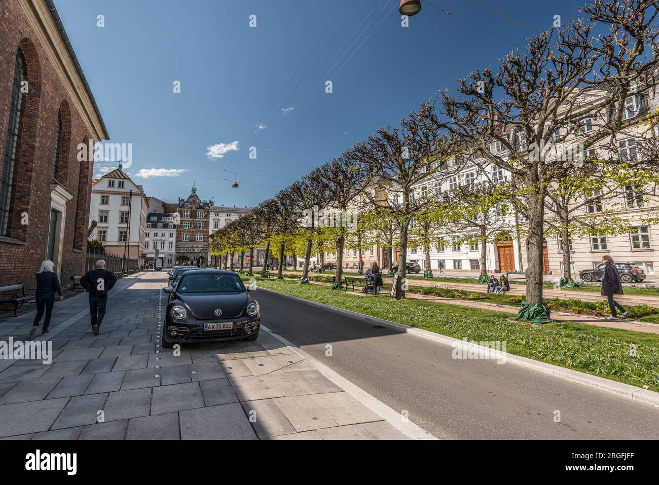 Copenaghen, Danimarca - 12 maggio 2017: Su Sankt Annæ Plads. Foto Stock