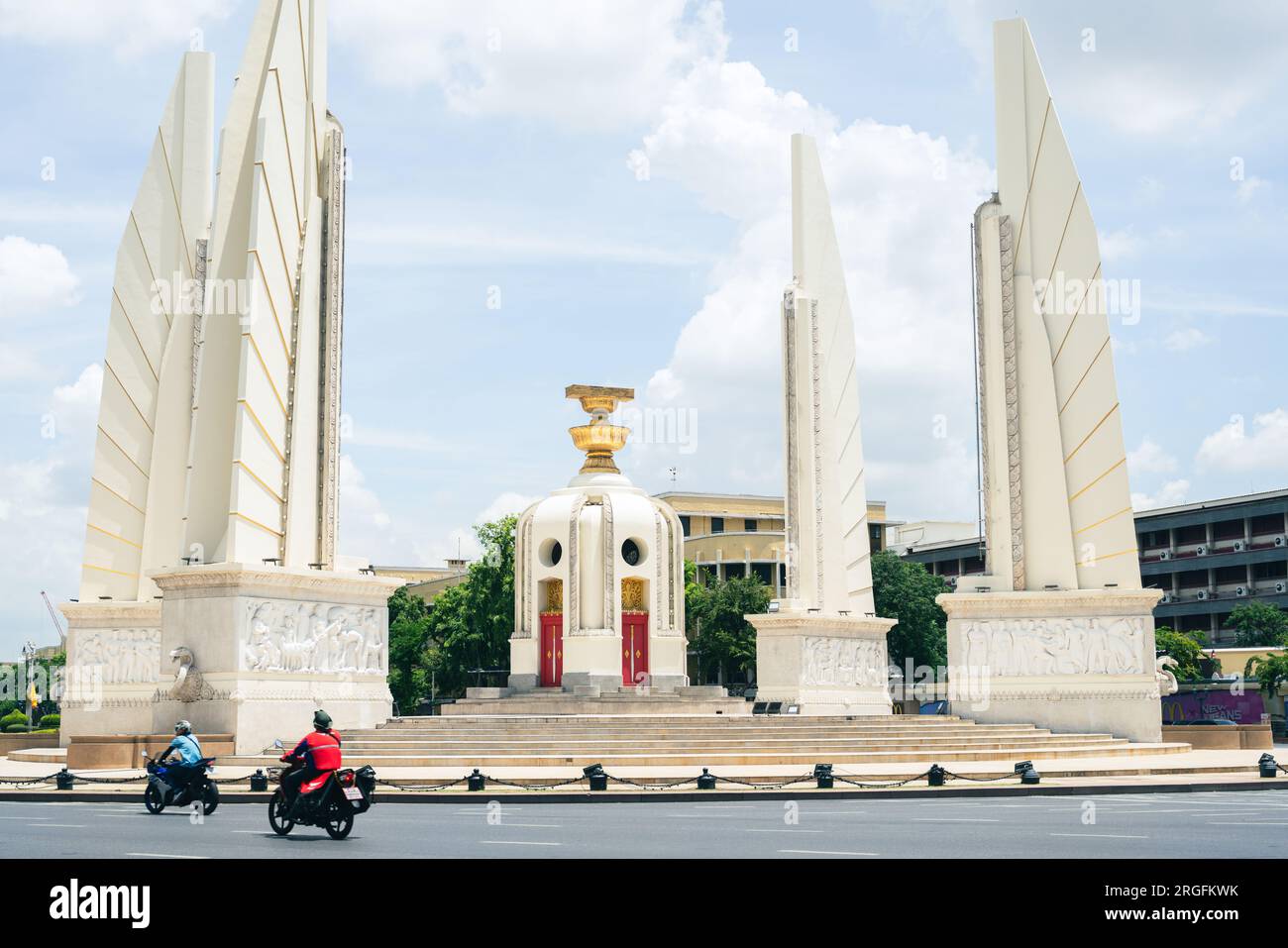 La democrazia un monumento a Bangkok, in Thailandia Foto Stock