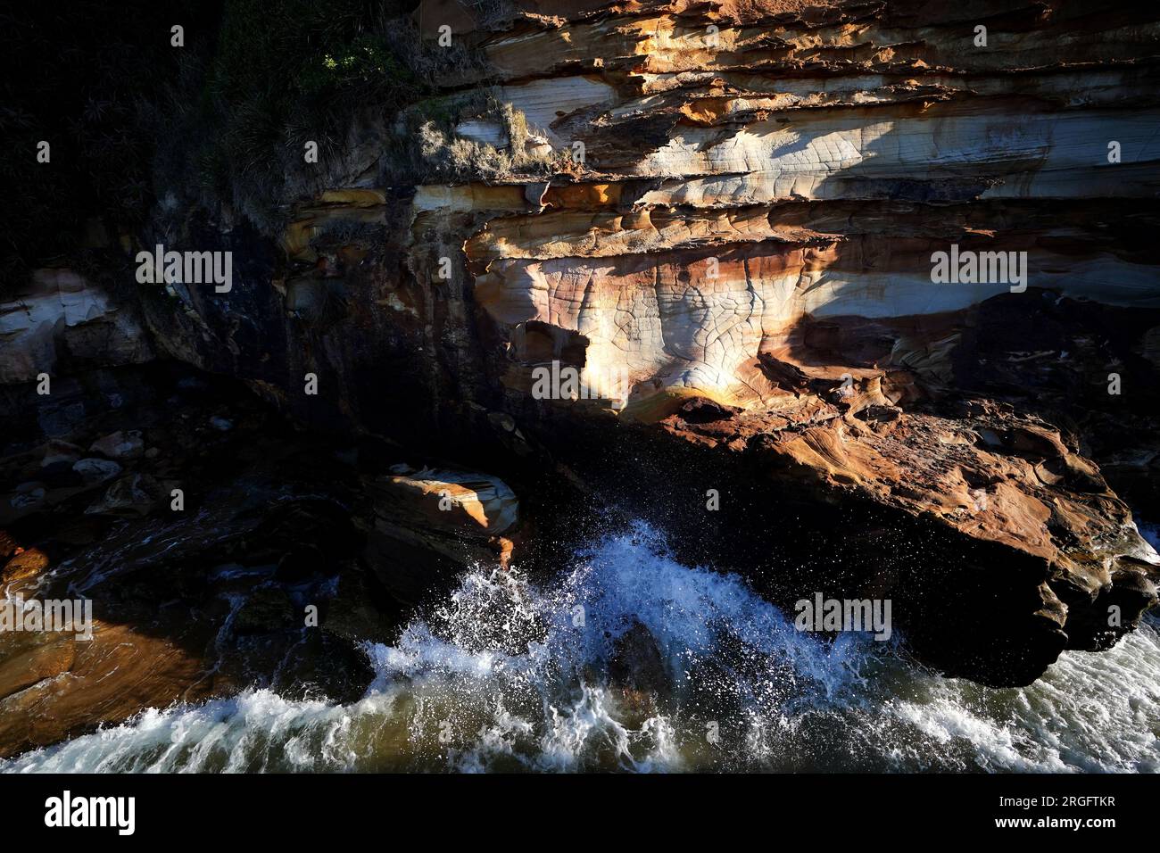 Una vista generale della spiaggia di Terrigal, Australia. Data foto: Mercoledì 9 agosto 2023. Foto Stock