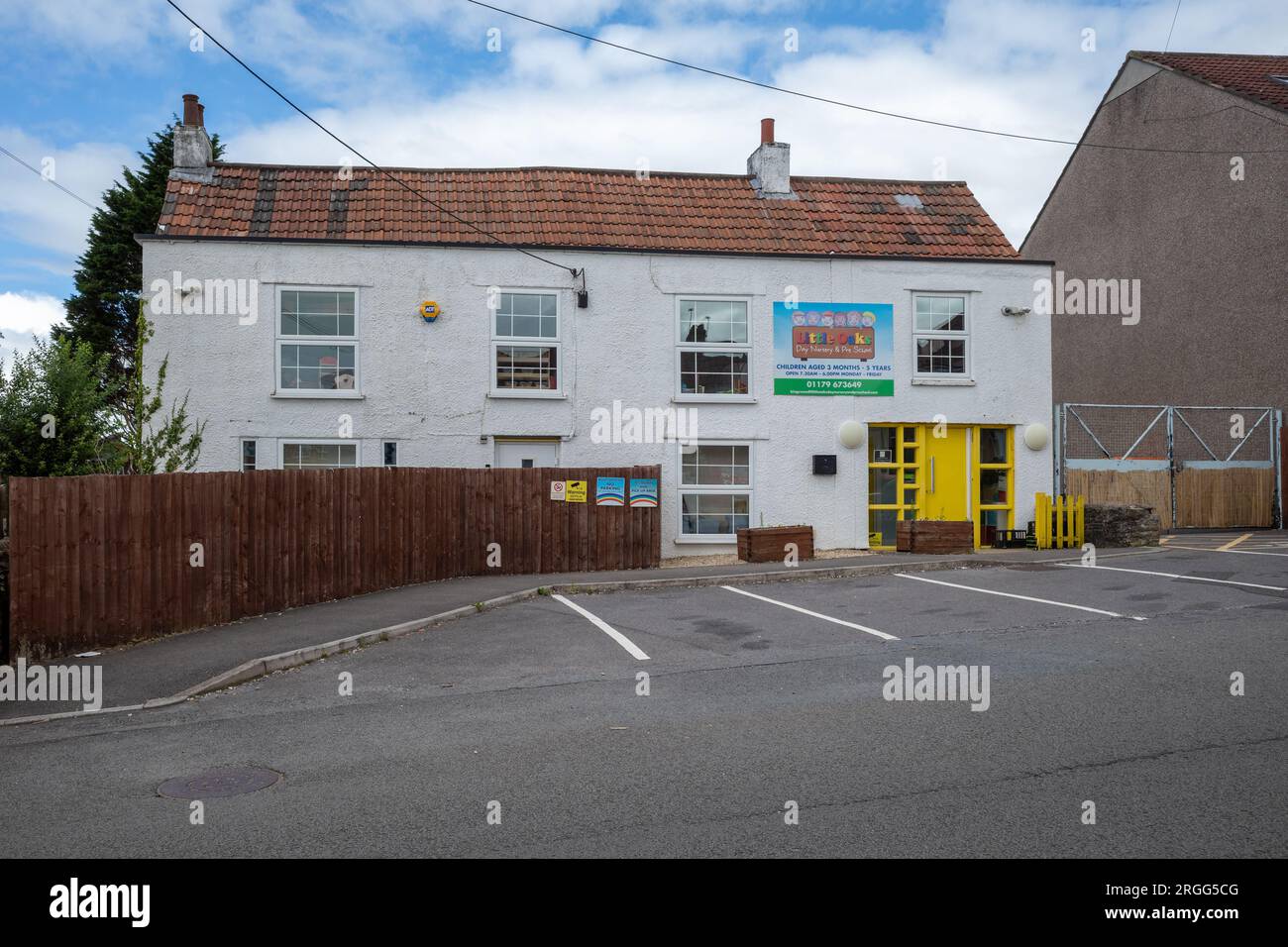 Little Oaks Day Nursery and Pre-School Foto Stock