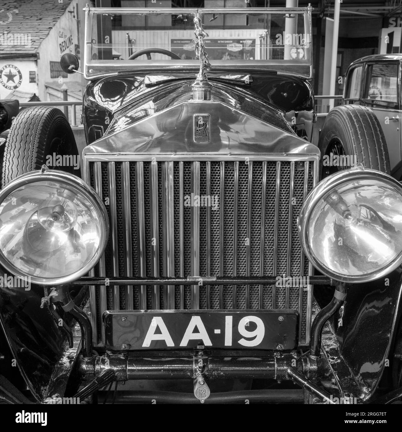 1925 Rolls-Royce 40/50 New Phantom in mostra al National Motor Museum, Beaulieu, New Forest, Hampshire, Inghilterra, REGNO UNITO. Foto Stock