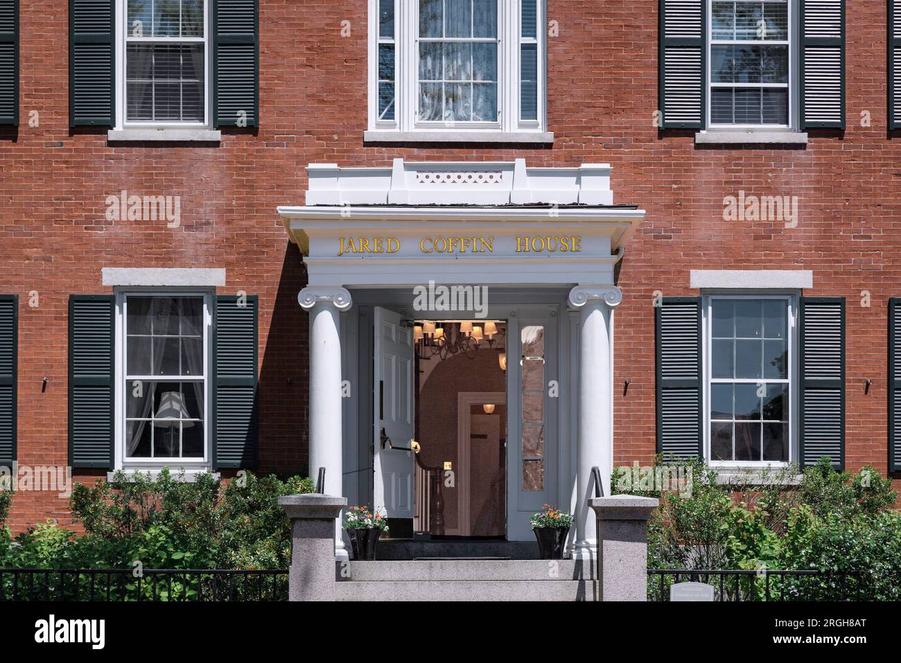 Jared Coffin House Hotel nel quartiere storico di Nantucket Foto Stock