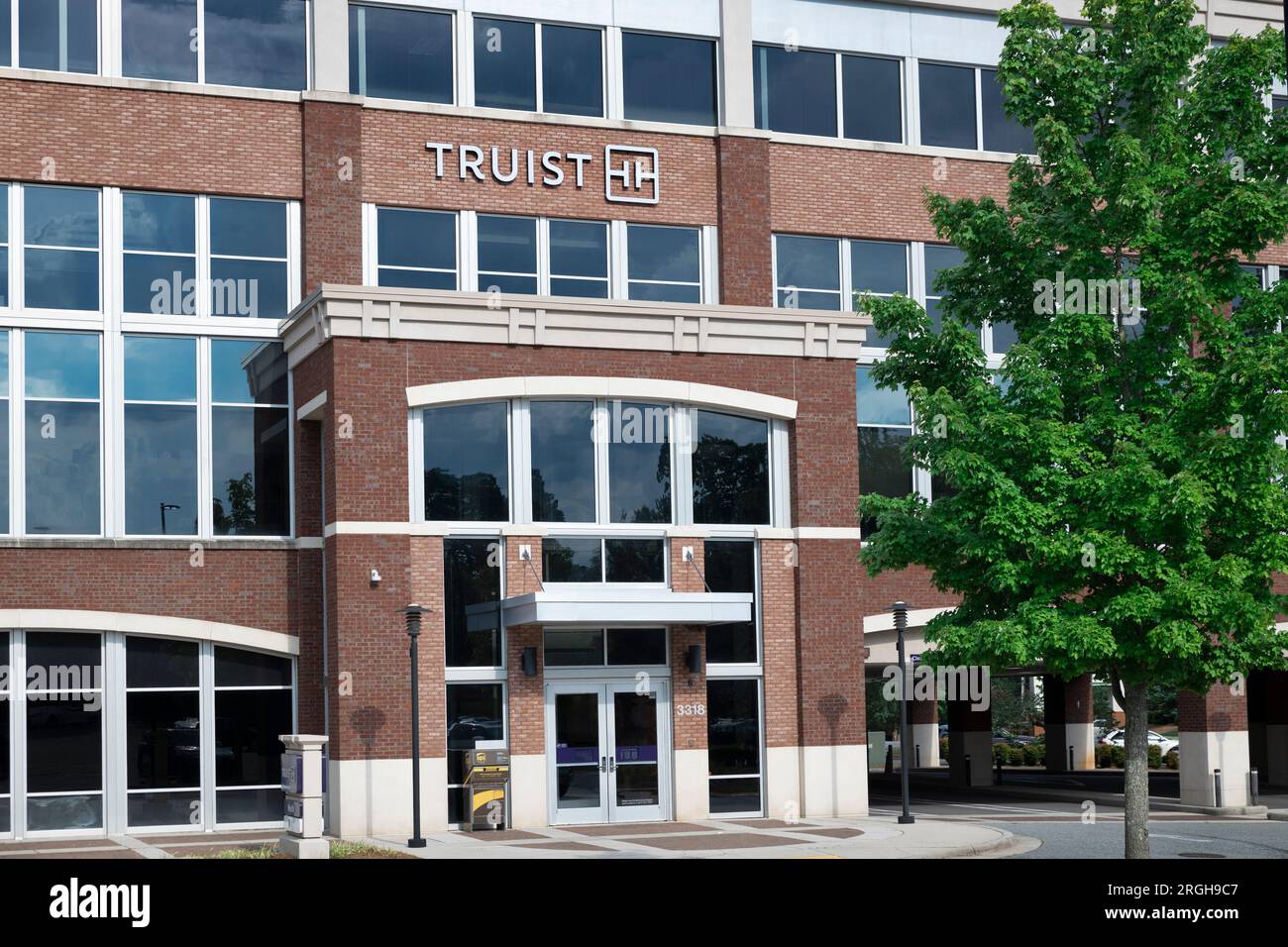 Sede della Truist Bank a Greensboro. Foto Stock