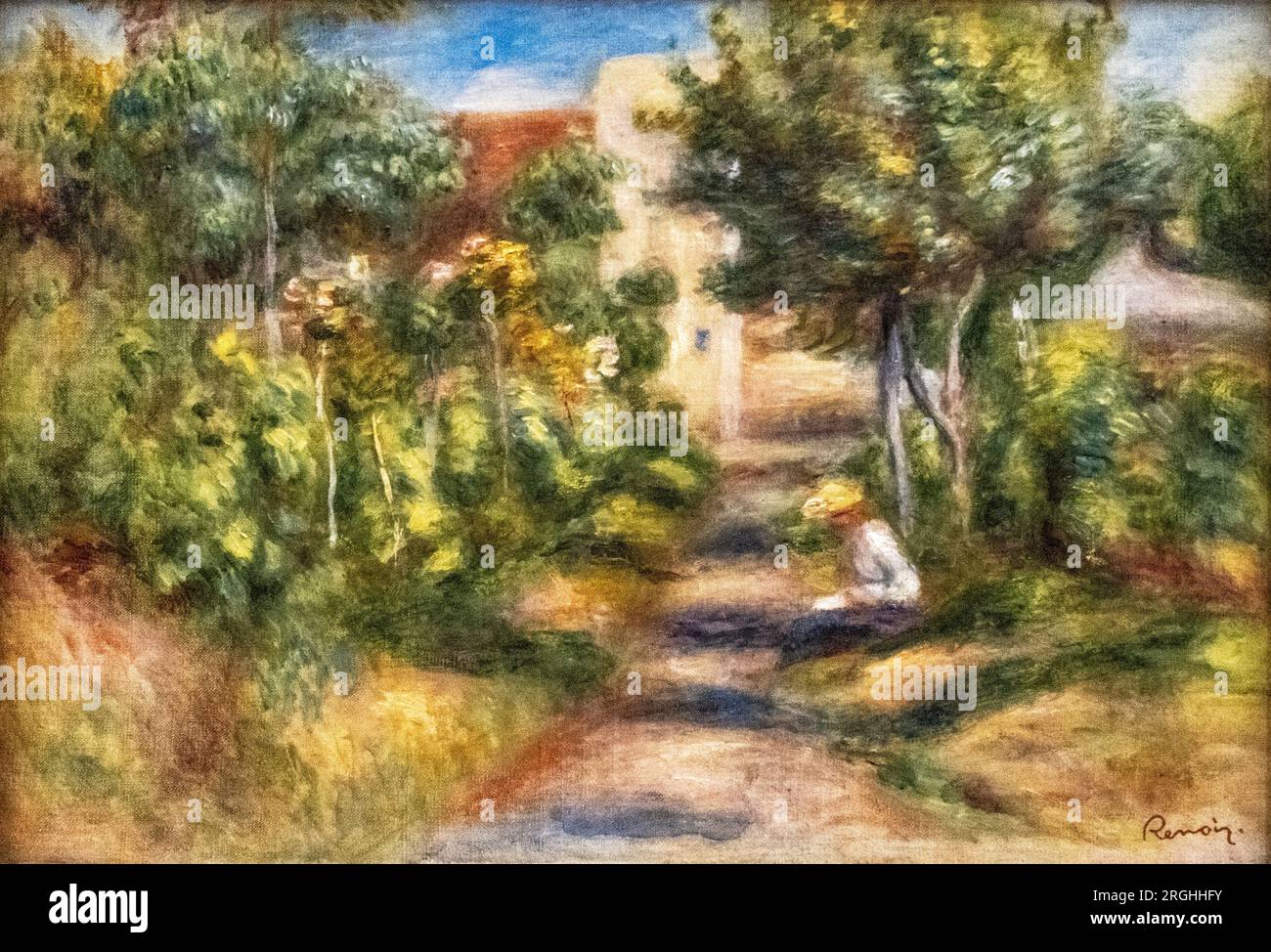The Painter's Garden di Pierre-August Renoir Foto Stock